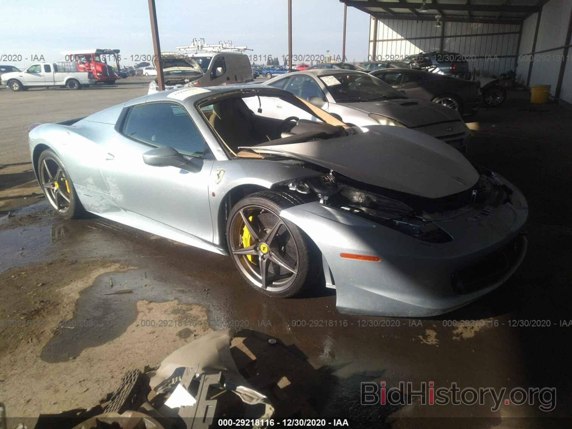 View FERRARI 458 SPIDER history at insurance auctions Copart and 