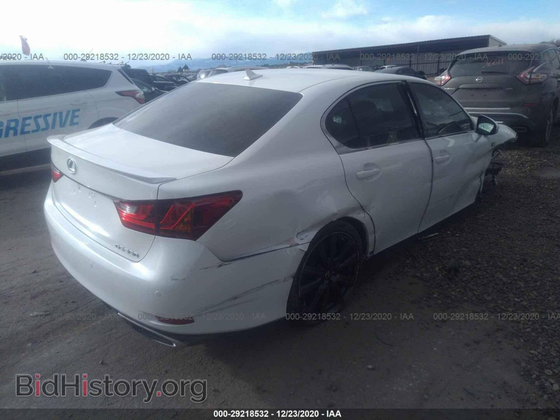 2013 LEXUS GS 350 - VIN: JTHBE1BL8D5002920 - Фото 4