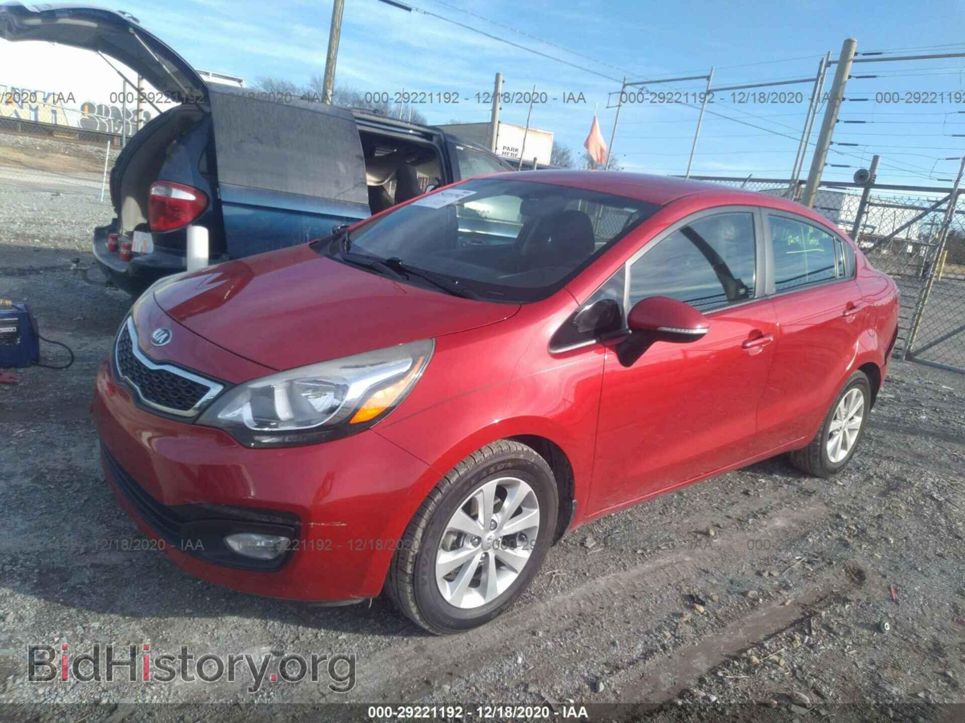 2013 KIA RIO - VIN: KNADN4A38D6233997 - Фото 2