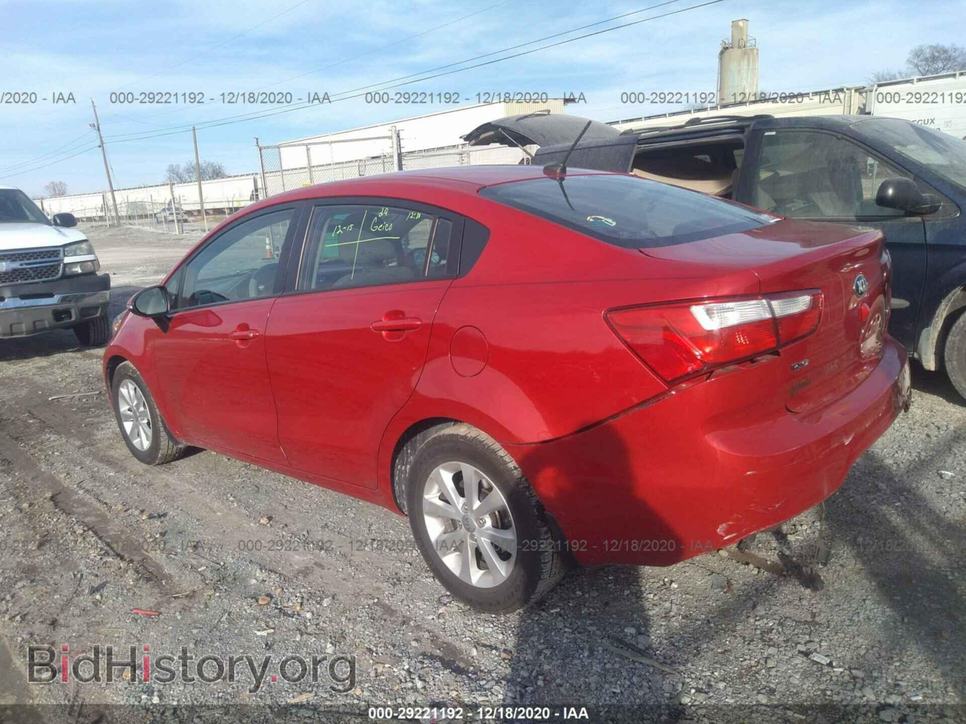 2013 KIA RIO - VIN: KNADN4A38D6233997 - Фото 3