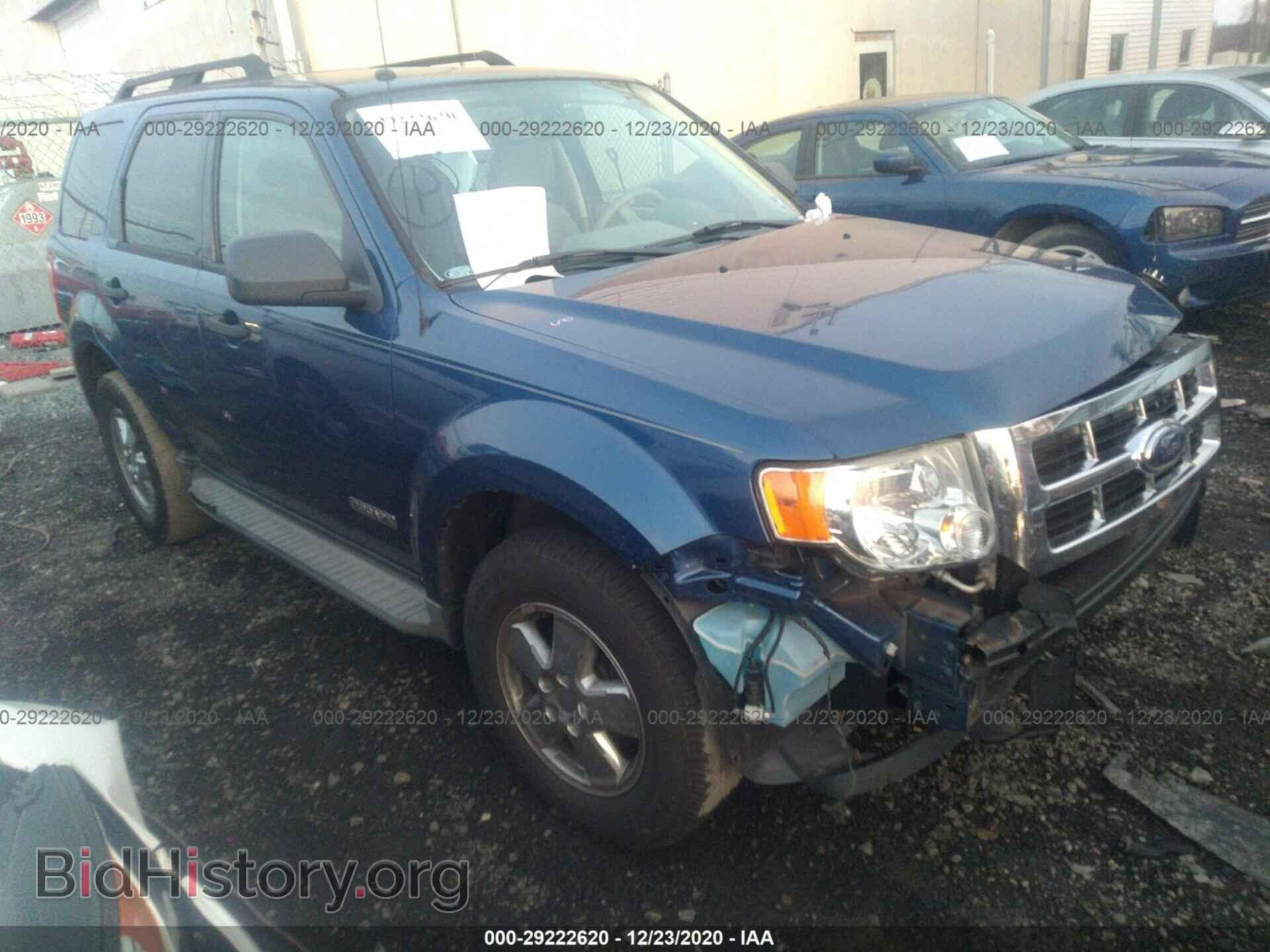 Photo 1FMCU03Z58KE13670 - FORD ESCAPE 2008