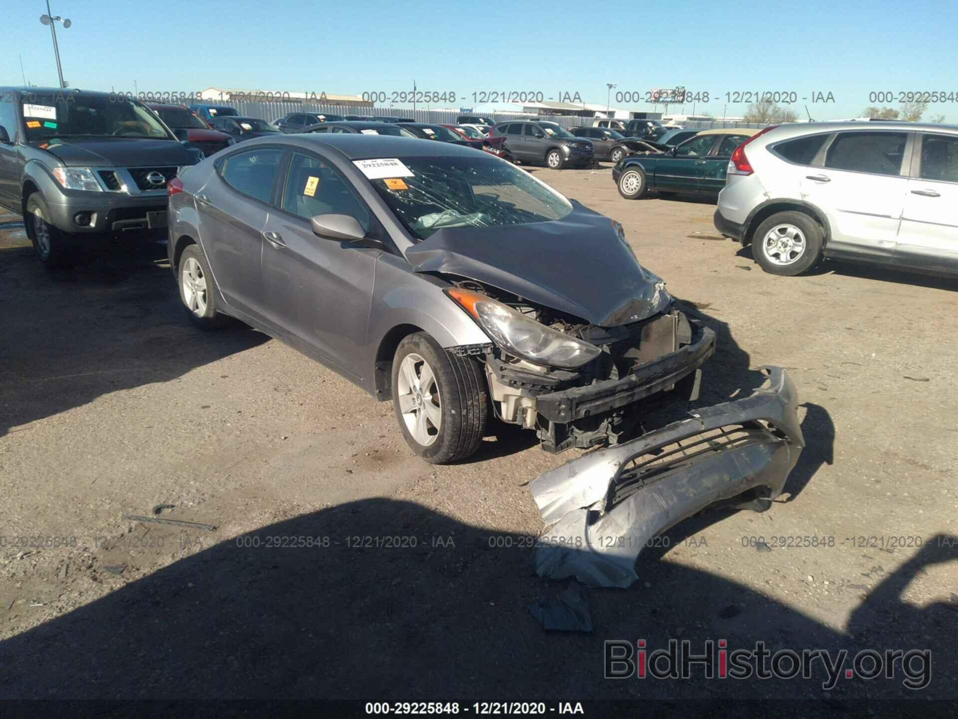 Photo KMHDH4AE8CU423204 - HYUNDAI ELANTRA 2012