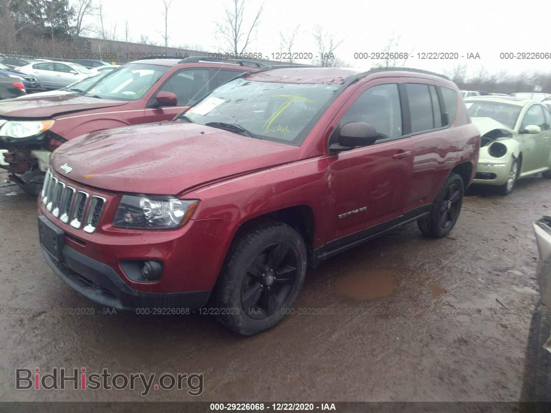2016 JEEP COMPASS - VIN: 1C4NJDBB4GD509245 - Фото 2