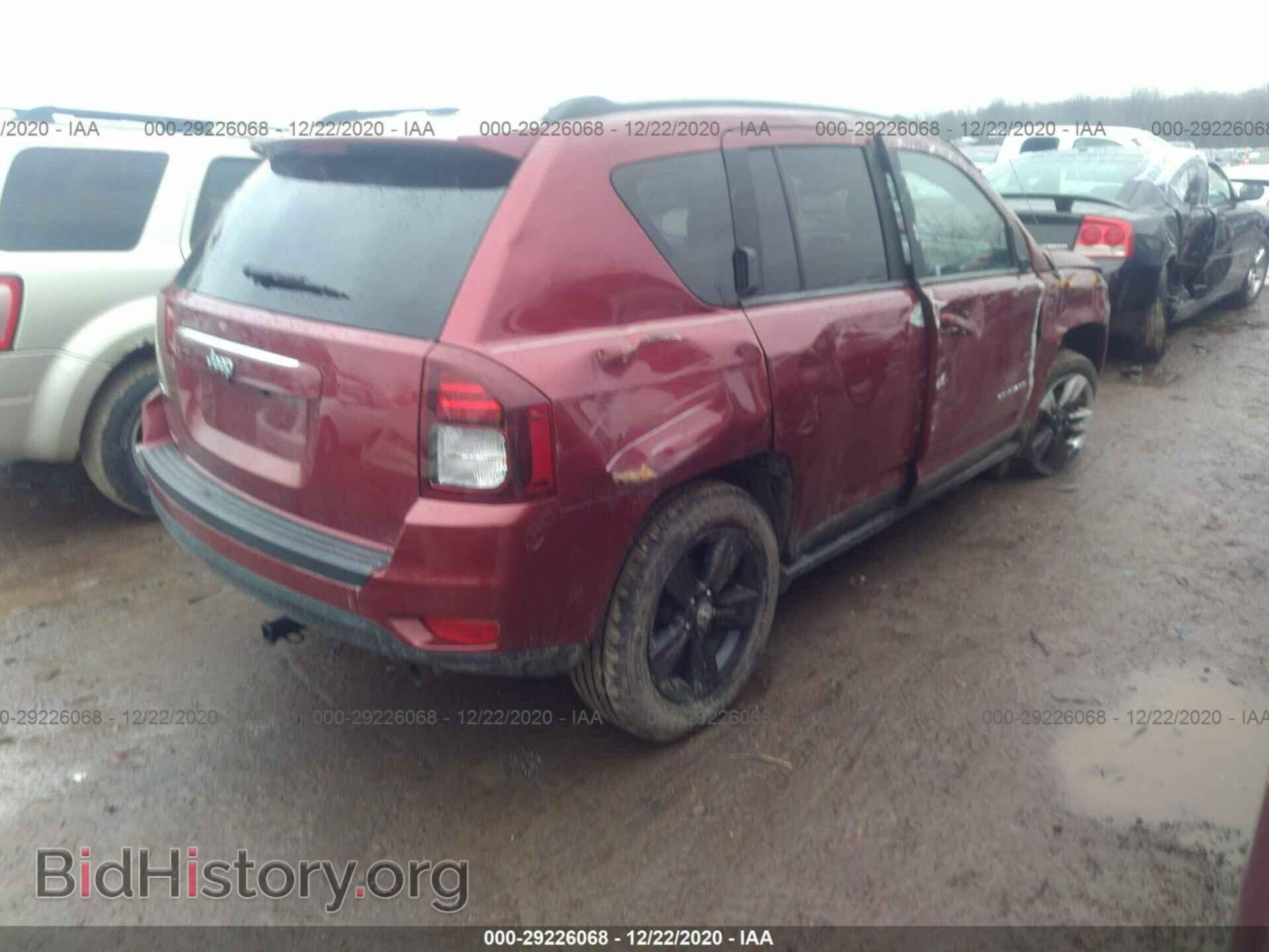 2016 JEEP COMPASS - VIN: 1C4NJDBB4GD509245 - Фото 4