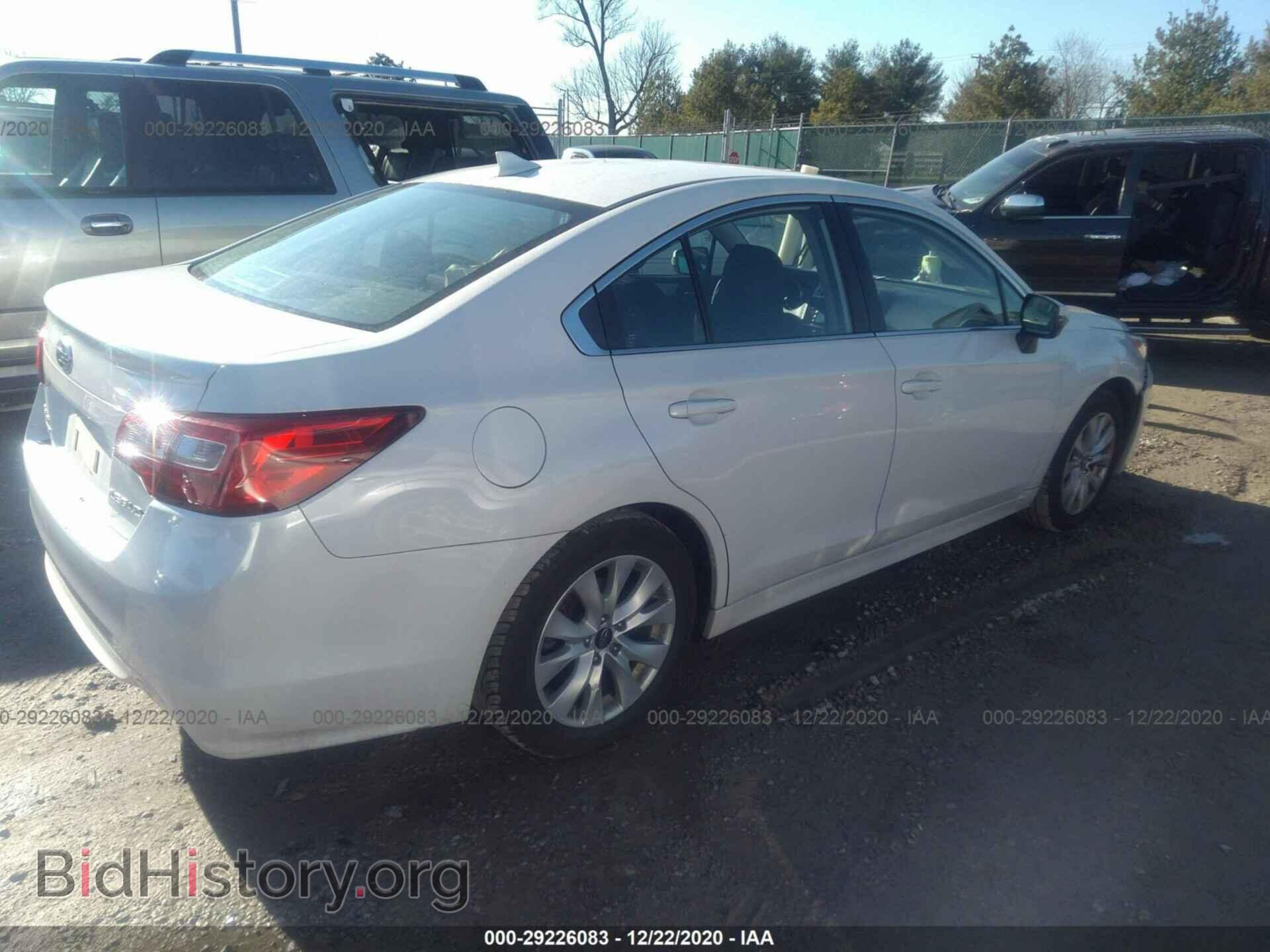 2016 SUBARU LEGACY - VIN: 4S3BNBF6XG3020606 - Фото 4