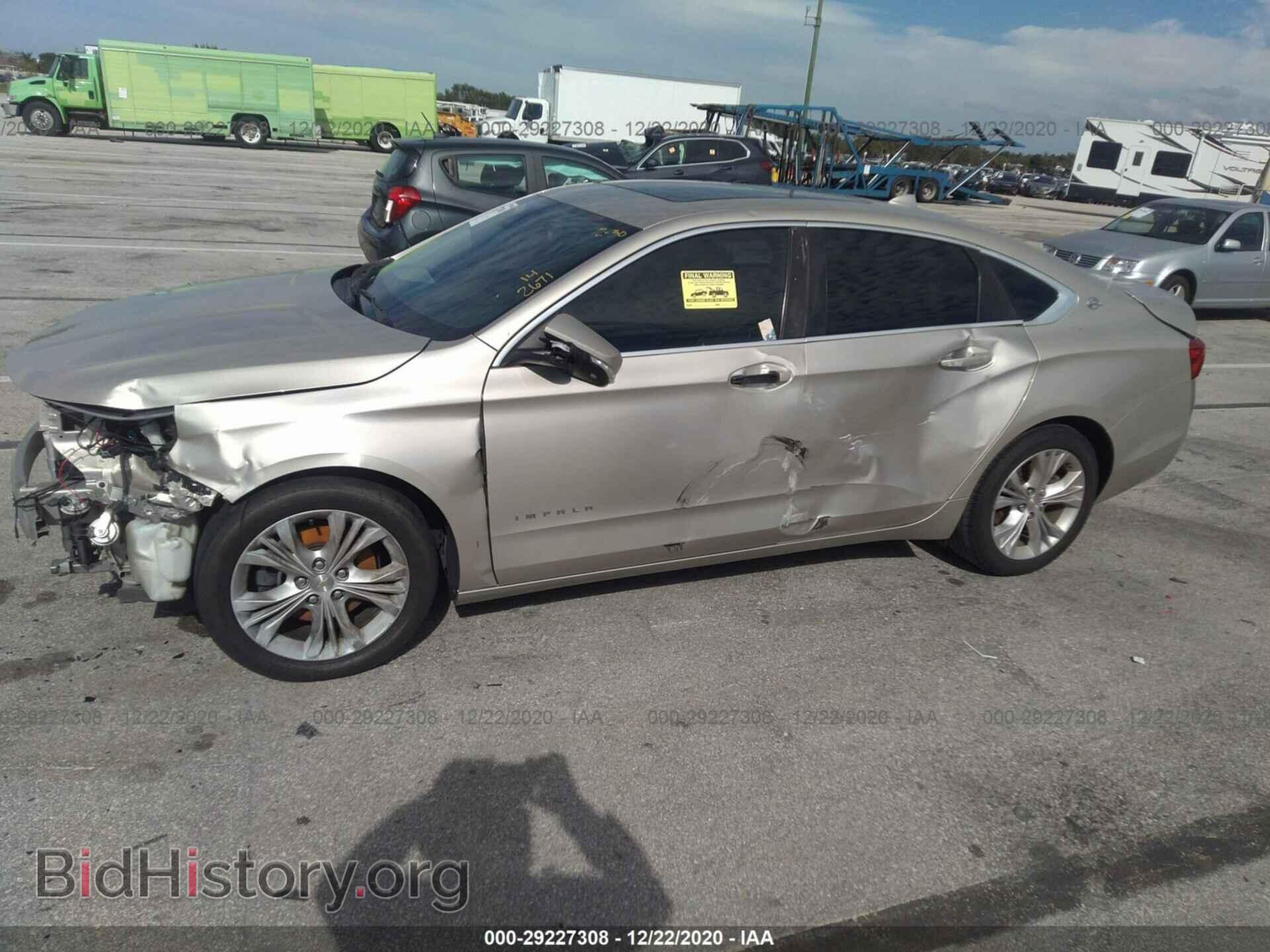 2014 CHEVROLET IMPALA - VIN: 2G1125S31E9112671 - Фото 2