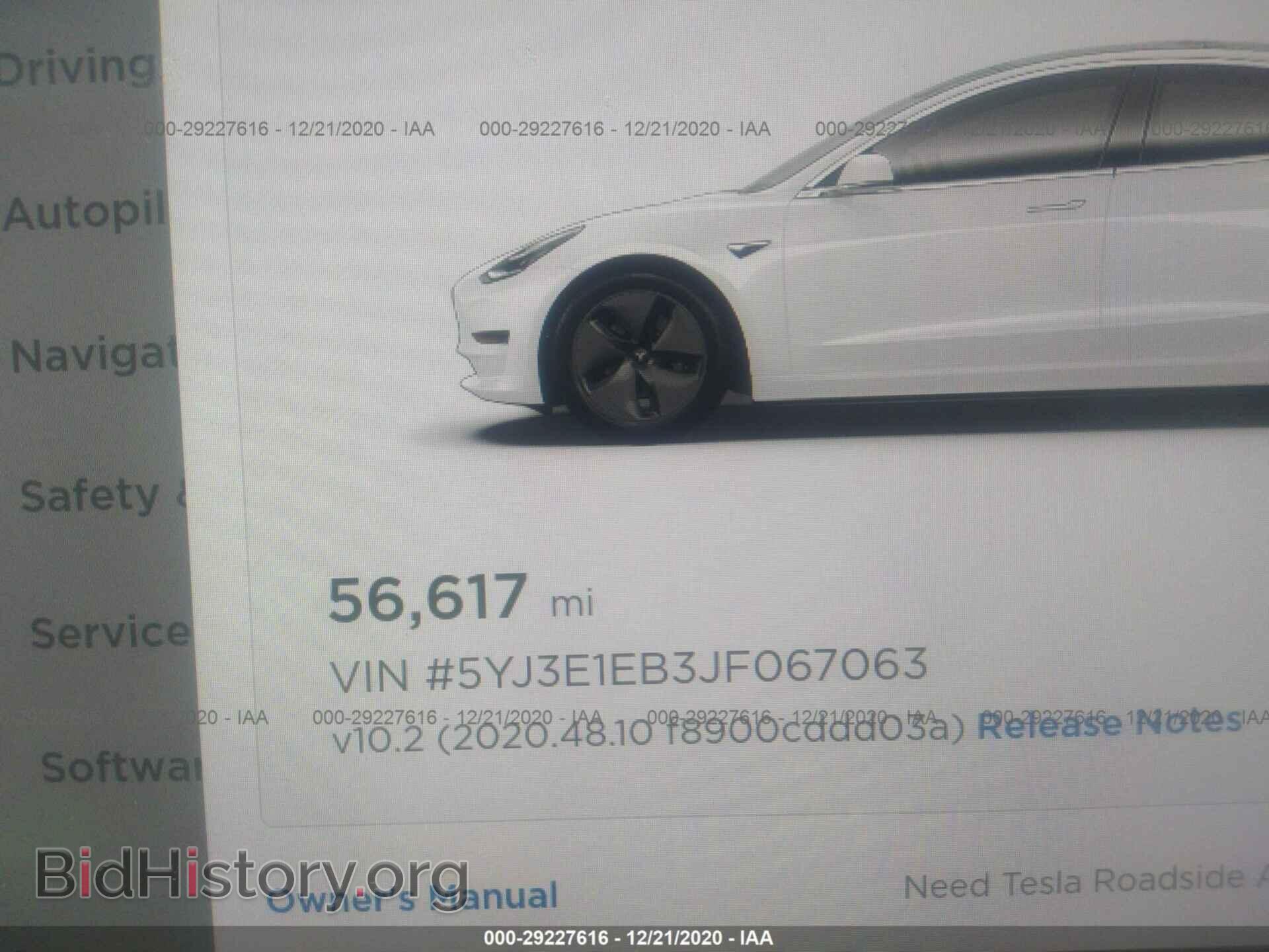 2018 TESLA MODEL 3 - VIN: 5YJ3E1EB3JF067063 - Фото 7