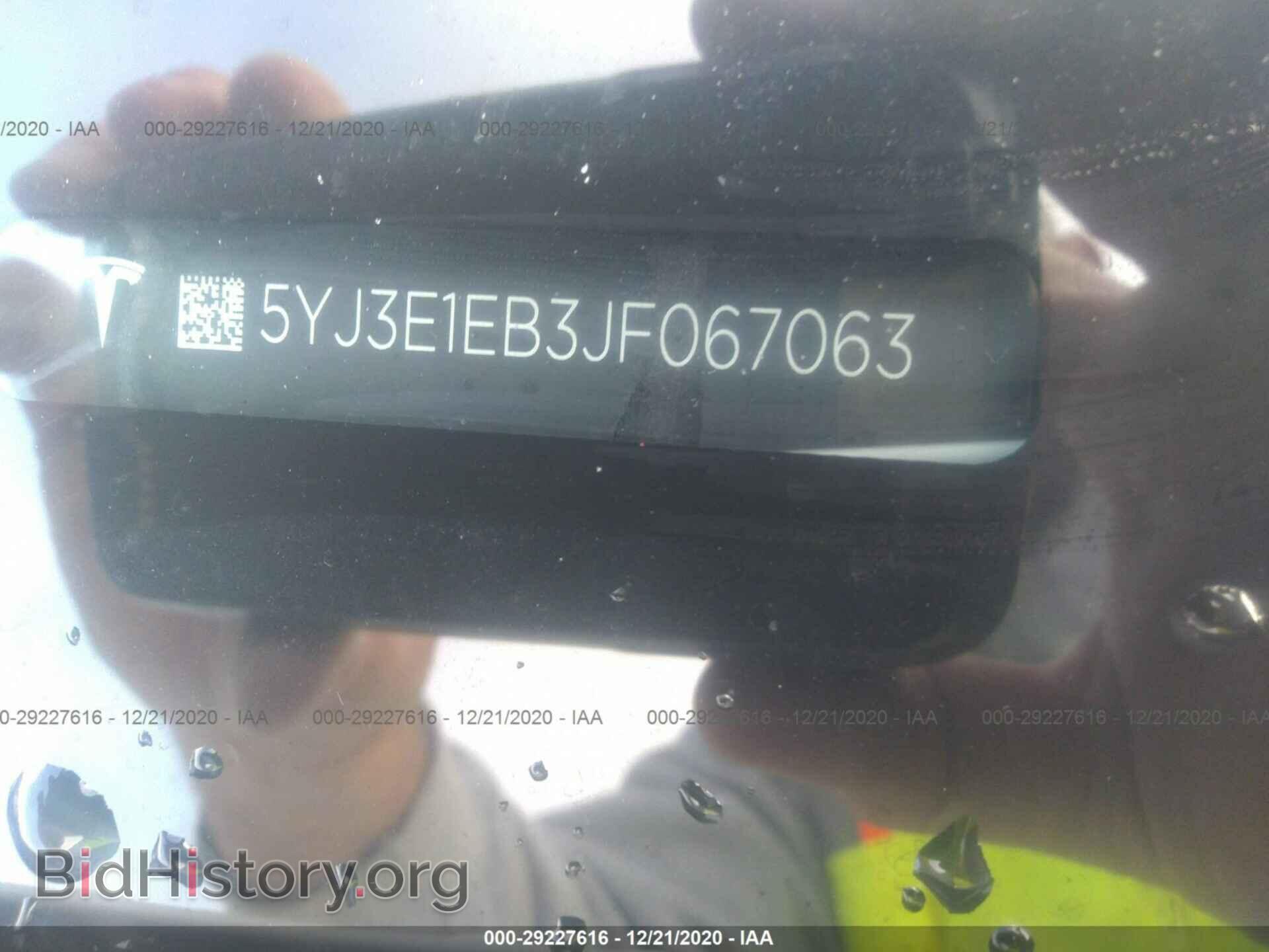 2018 TESLA MODEL 3 - VIN: 5YJ3E1EB3JF067063 - Фото 9