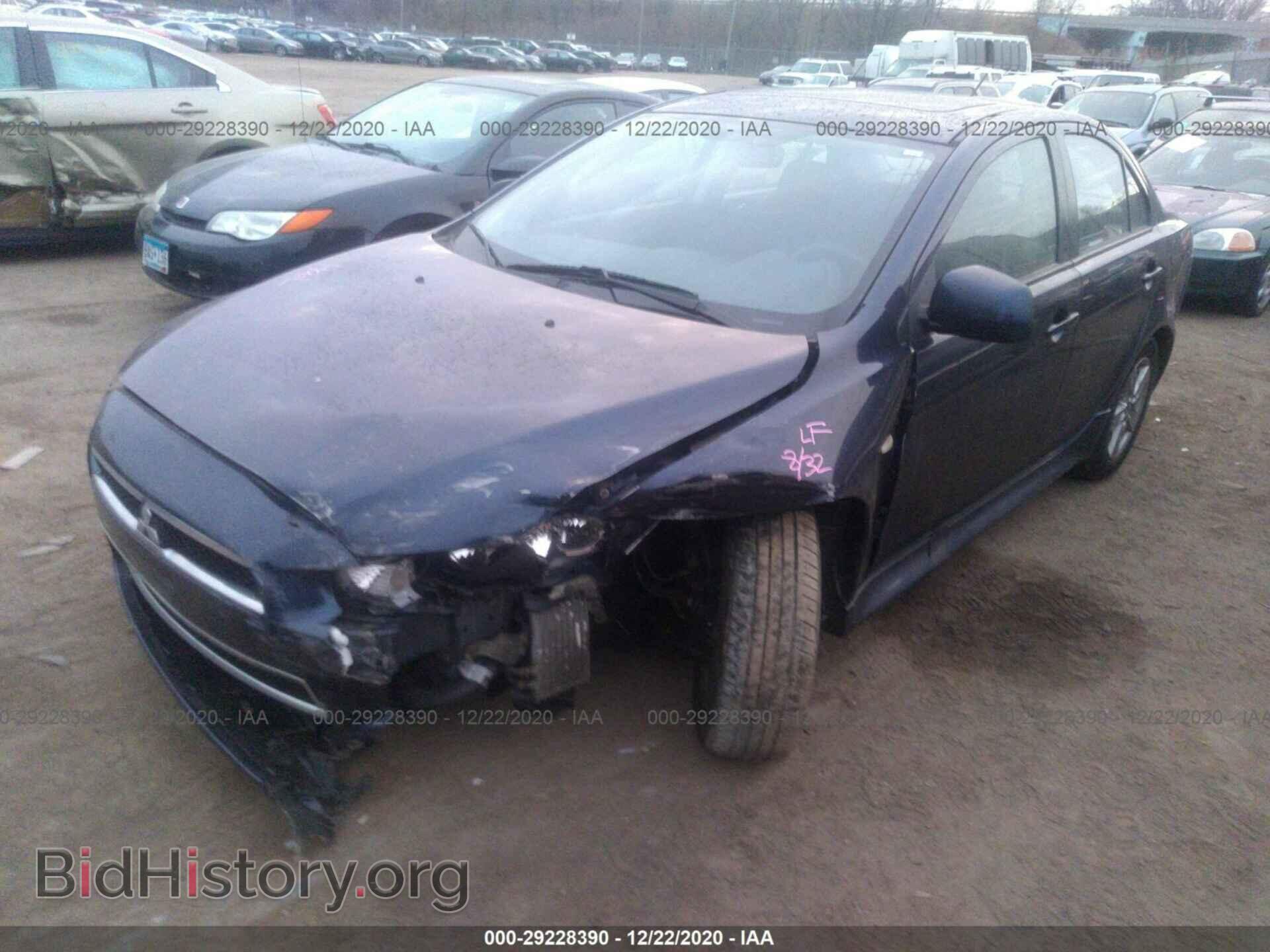 2014 MITSUBISHI LANCER - VIN: JA32V2FW6EU007745 - Фото 2