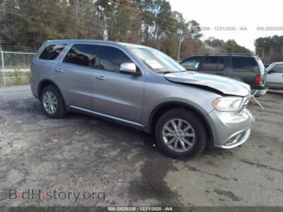 2016 Dodge DURANGO SXT, серый — VIN 1C4RDHAG0GC502425, IAAI