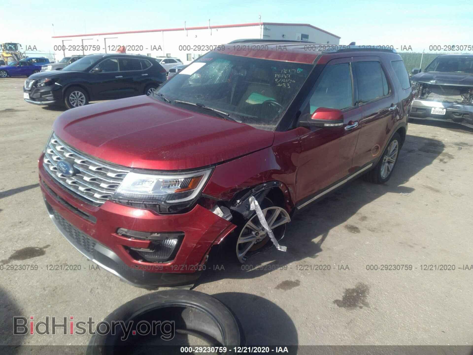 2016 FORD EXPLORER - VIN: 1FM5K8F88GGA53103 - Фото 2
