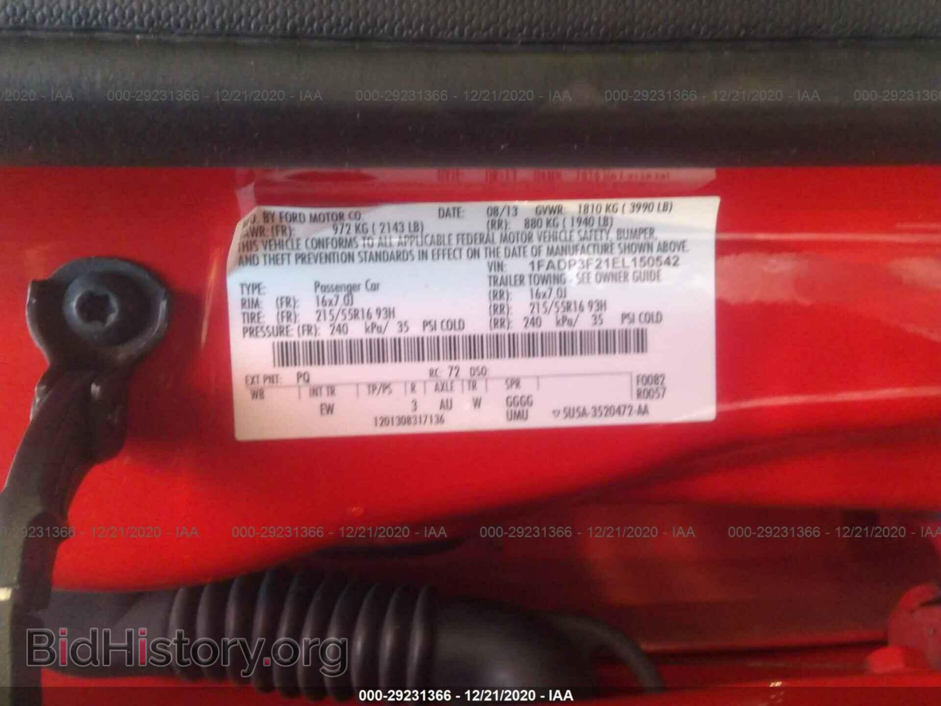 2014 FORD FOCUS - VIN: 1FADP3F21EL150542 - Photo 9