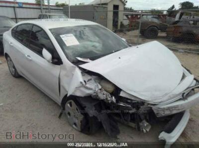 2014 Dodge DART SE, white — VIN 1C3CDFAA9ED668332, IAAI