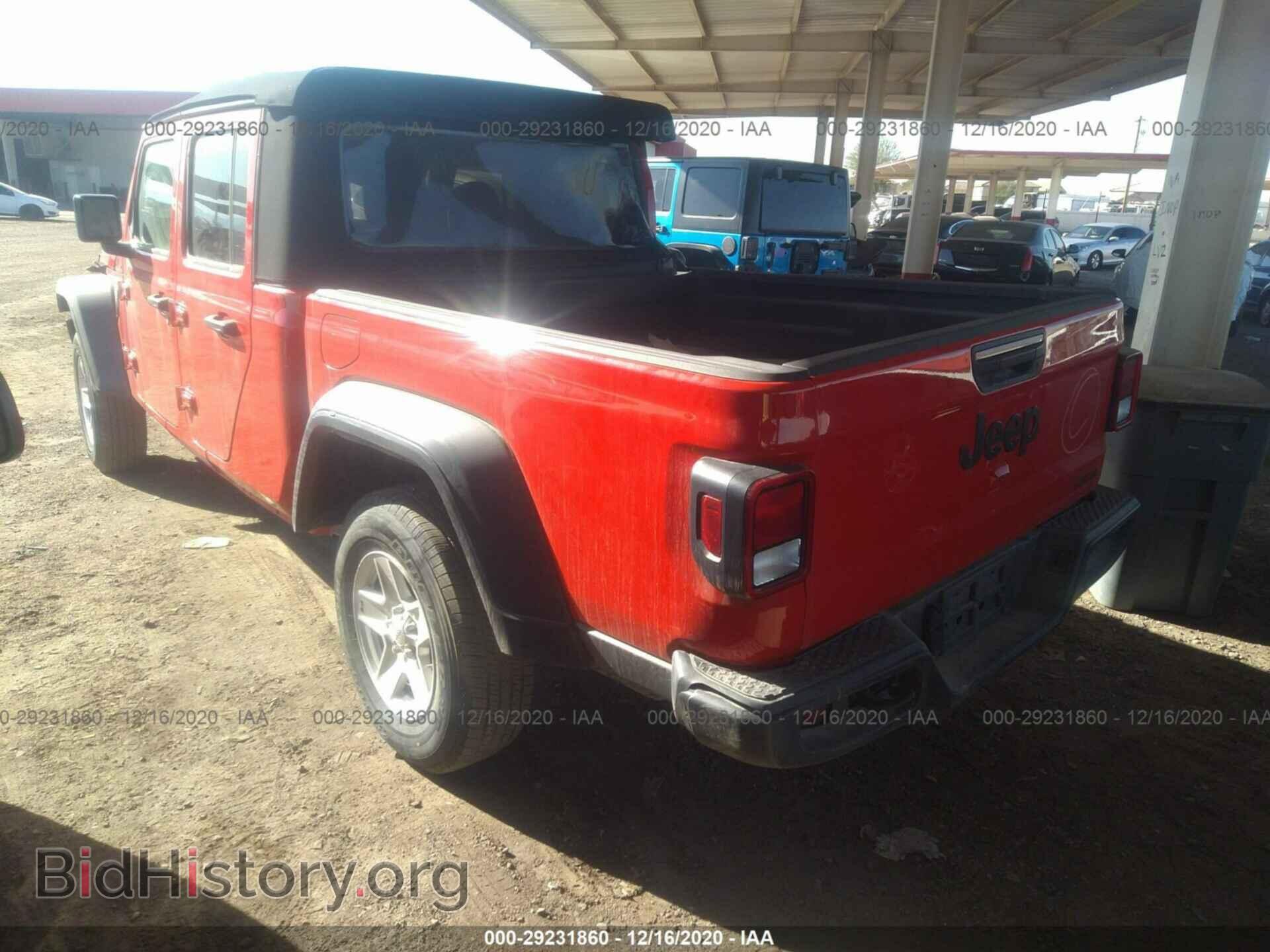 2020 JEEP GLADIATOR - VIN: 1C6HJTAG2LL127033 - Фото 3