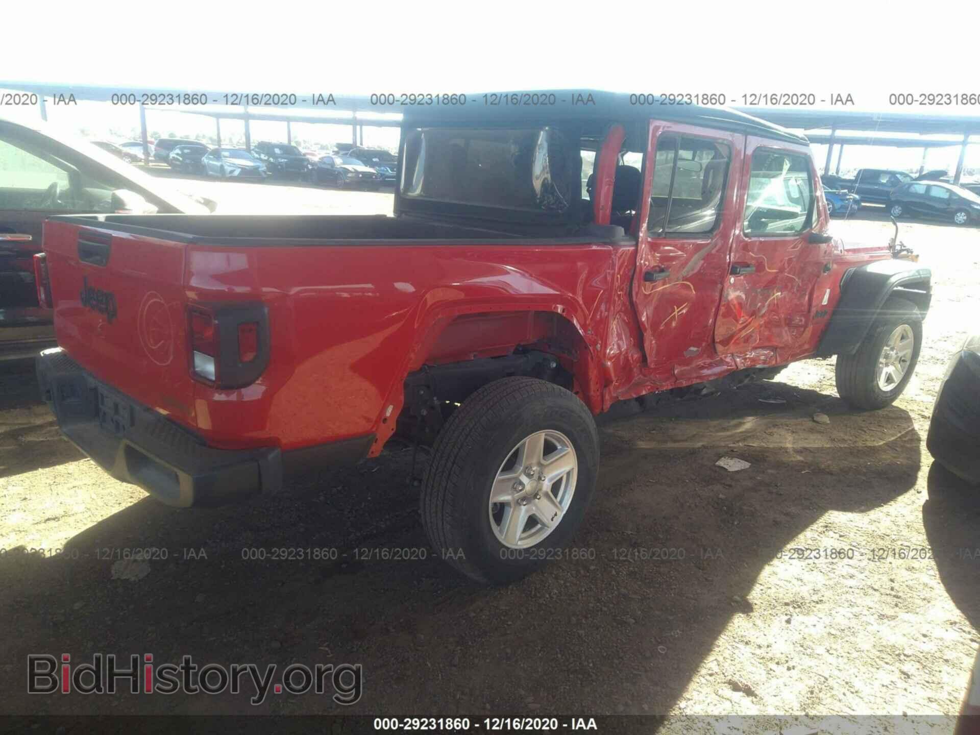 2020 JEEP GLADIATOR - VIN: 1C6HJTAG2LL127033 - Фото 4