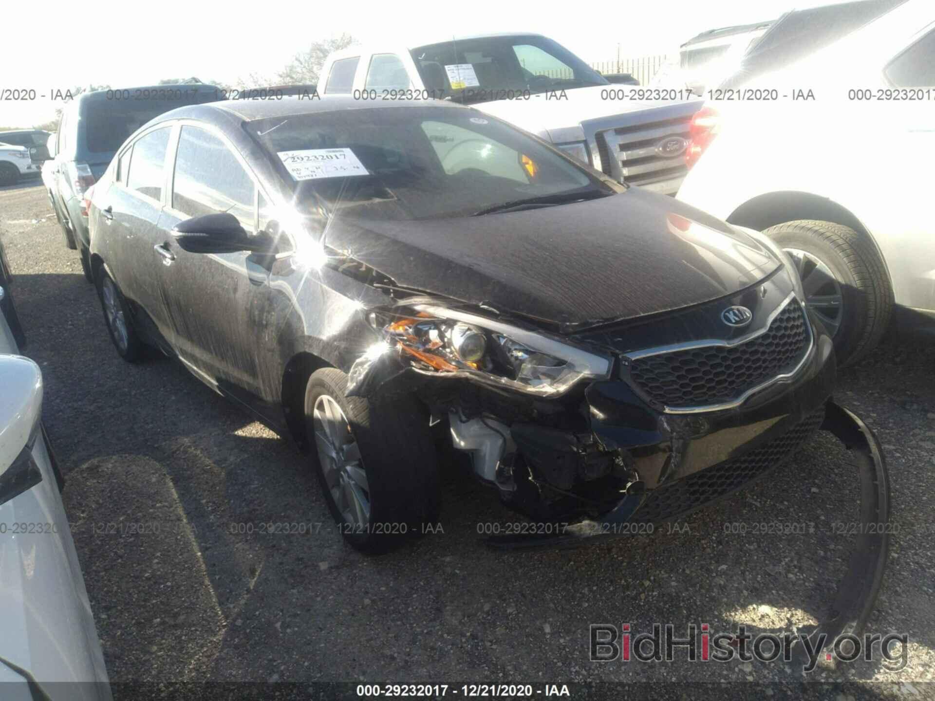 Photo KNAFX4A61G5553573 - KIA FORTE 2016