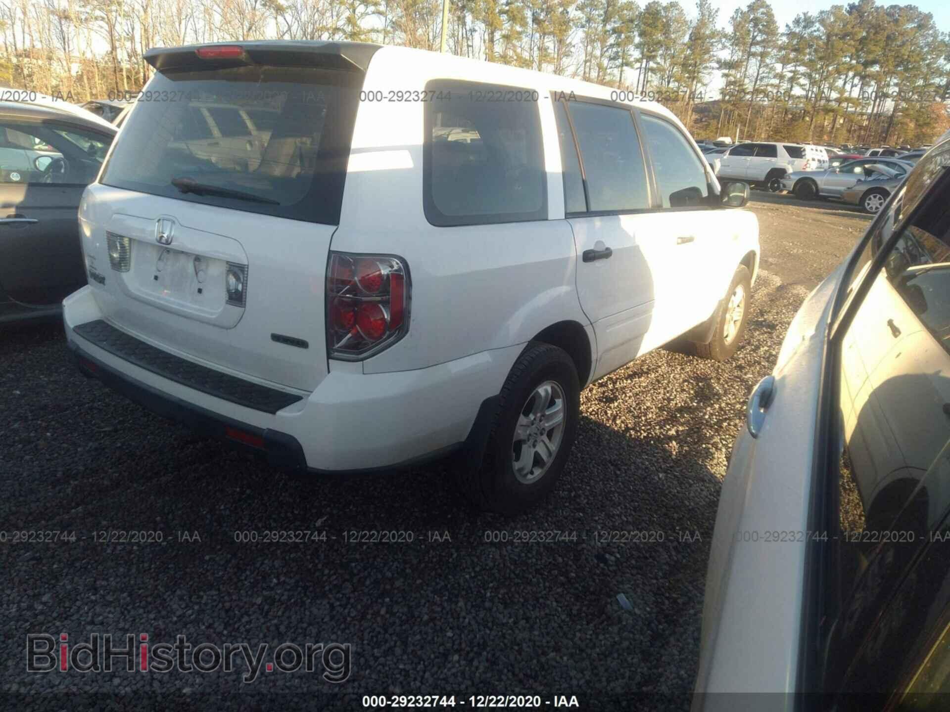 2006 HONDA PILOT - VIN: 2HKYF18146H559986 - Фото 4