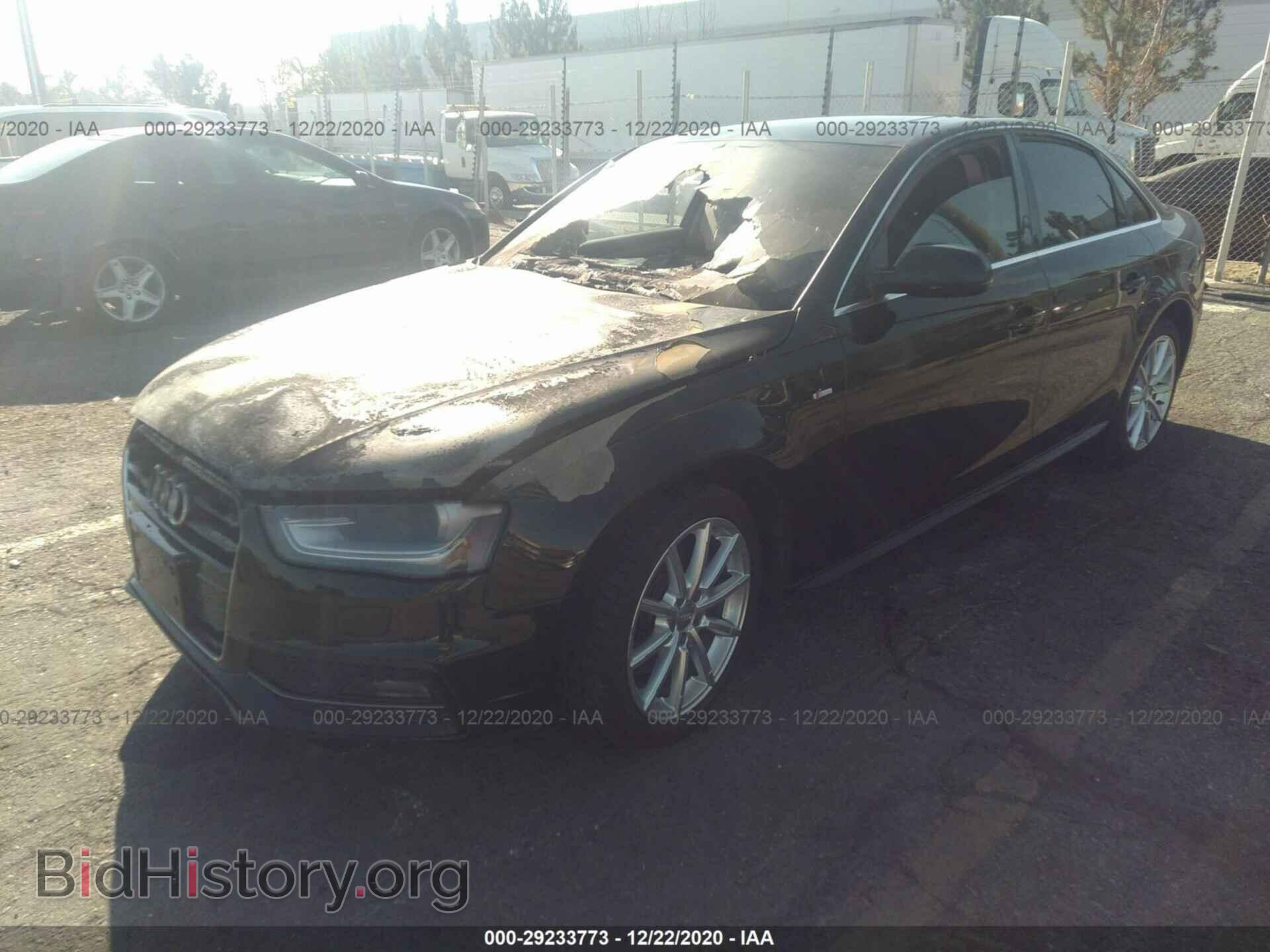 2014 AUDI A4 - VIN: WAUEFAFL2EA084672 - Фото 2