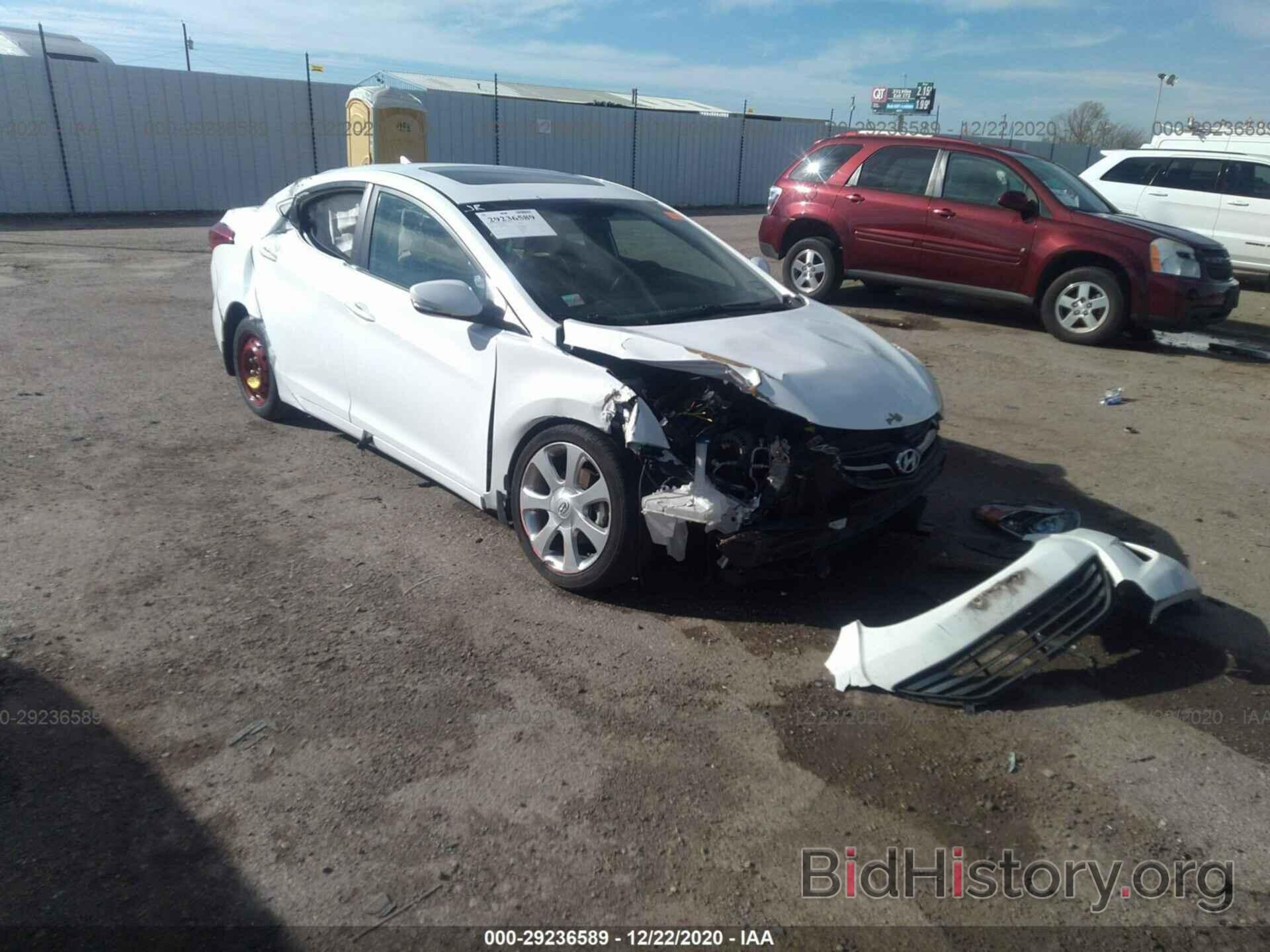 Photo 5NPDH4AE8DH297572 - HYUNDAI ELANTRA 2013