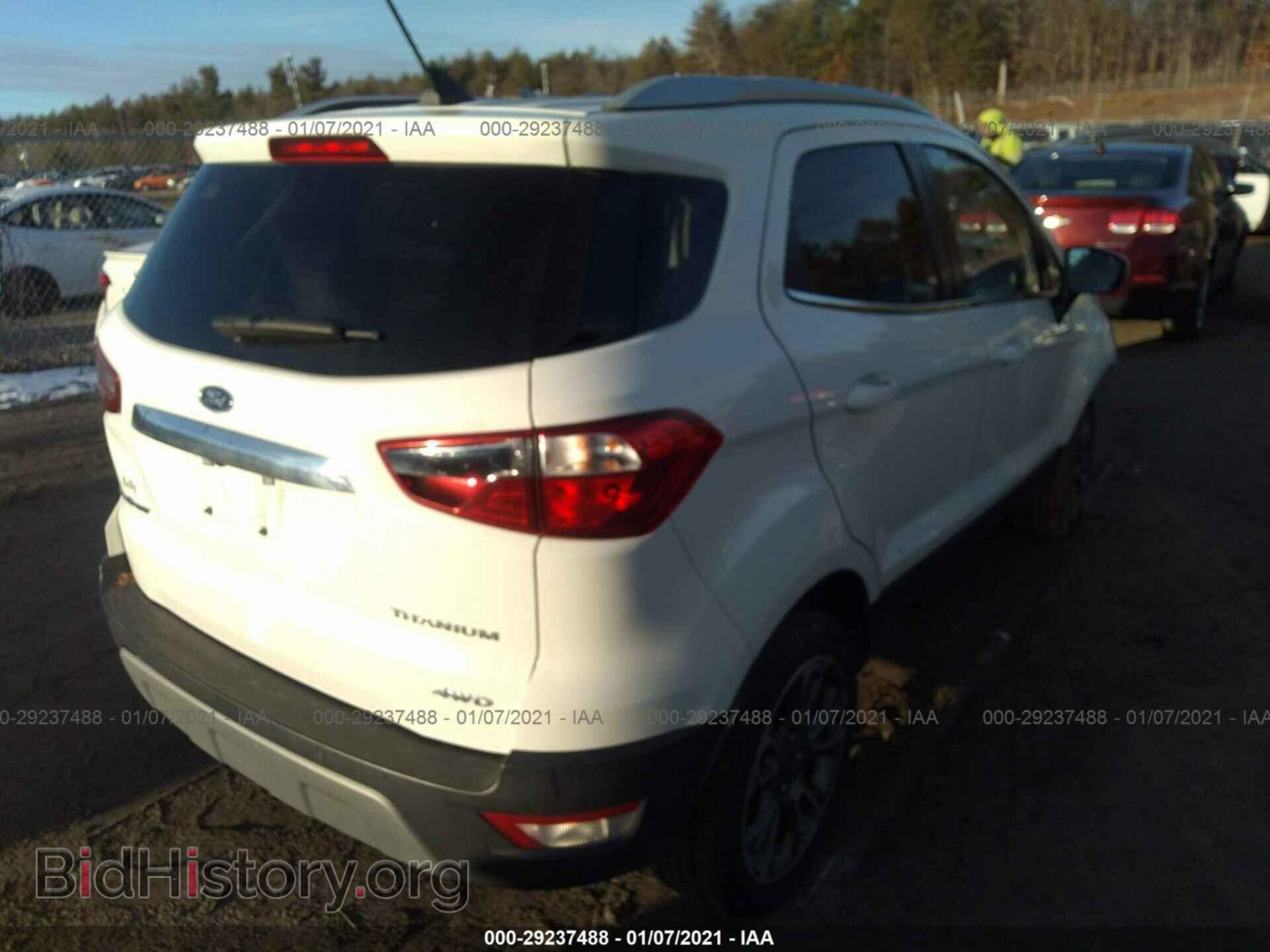 2019 FORD ECOSPORT - VIN: MAJ6S3KL5KC260544 - Фото 4
