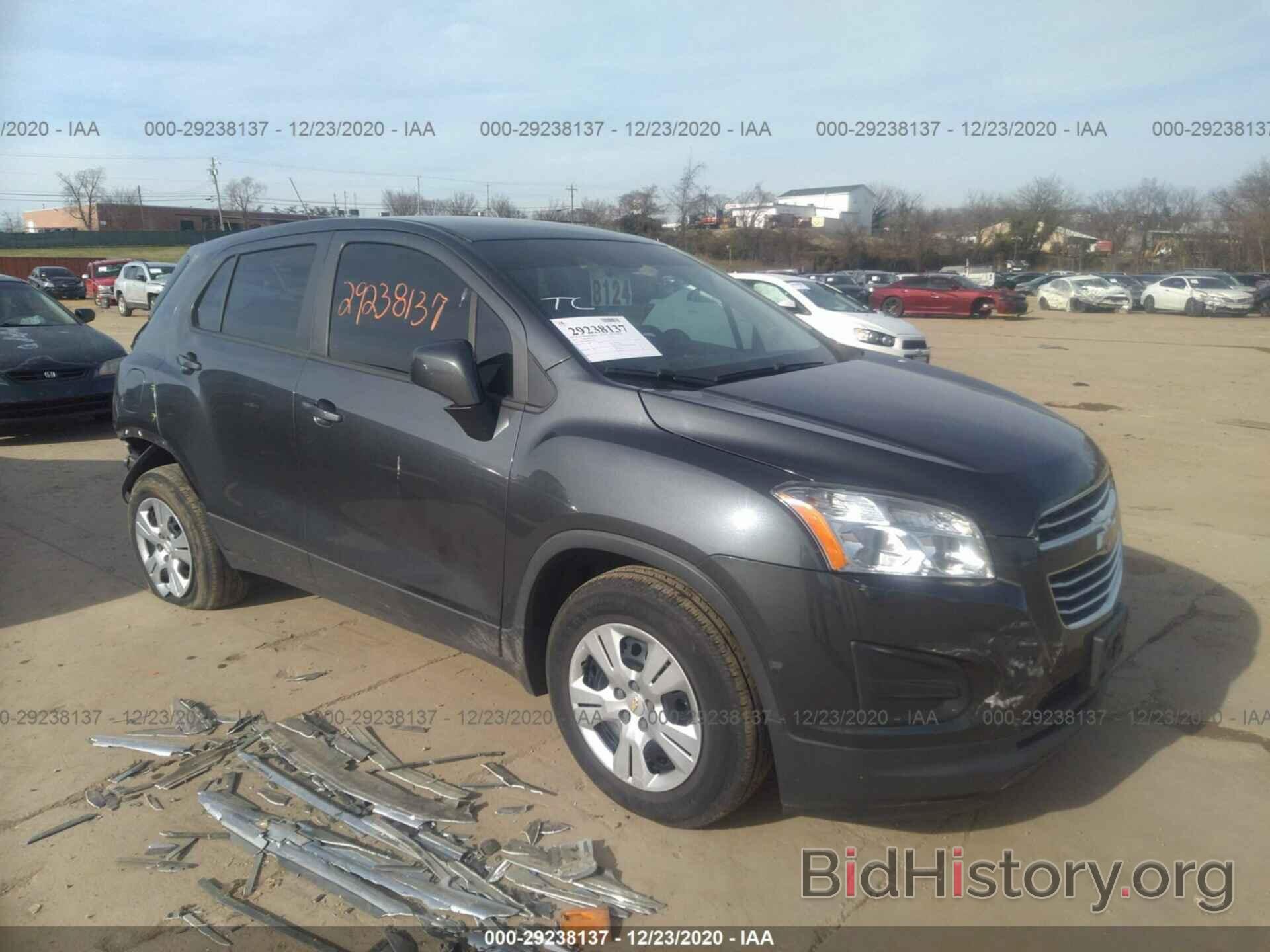 Фотография 3GNCJKSB9GL274953 - CHEVROLET TRAX 2016