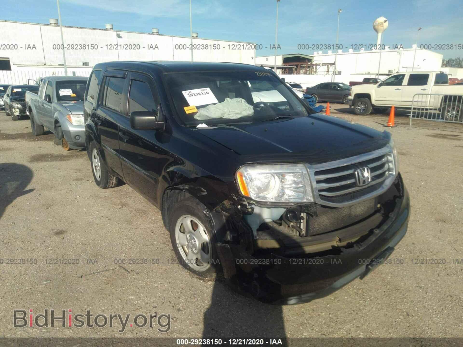 Фотография 5FNYF3H26DB034590 - HONDA PILOT 2013