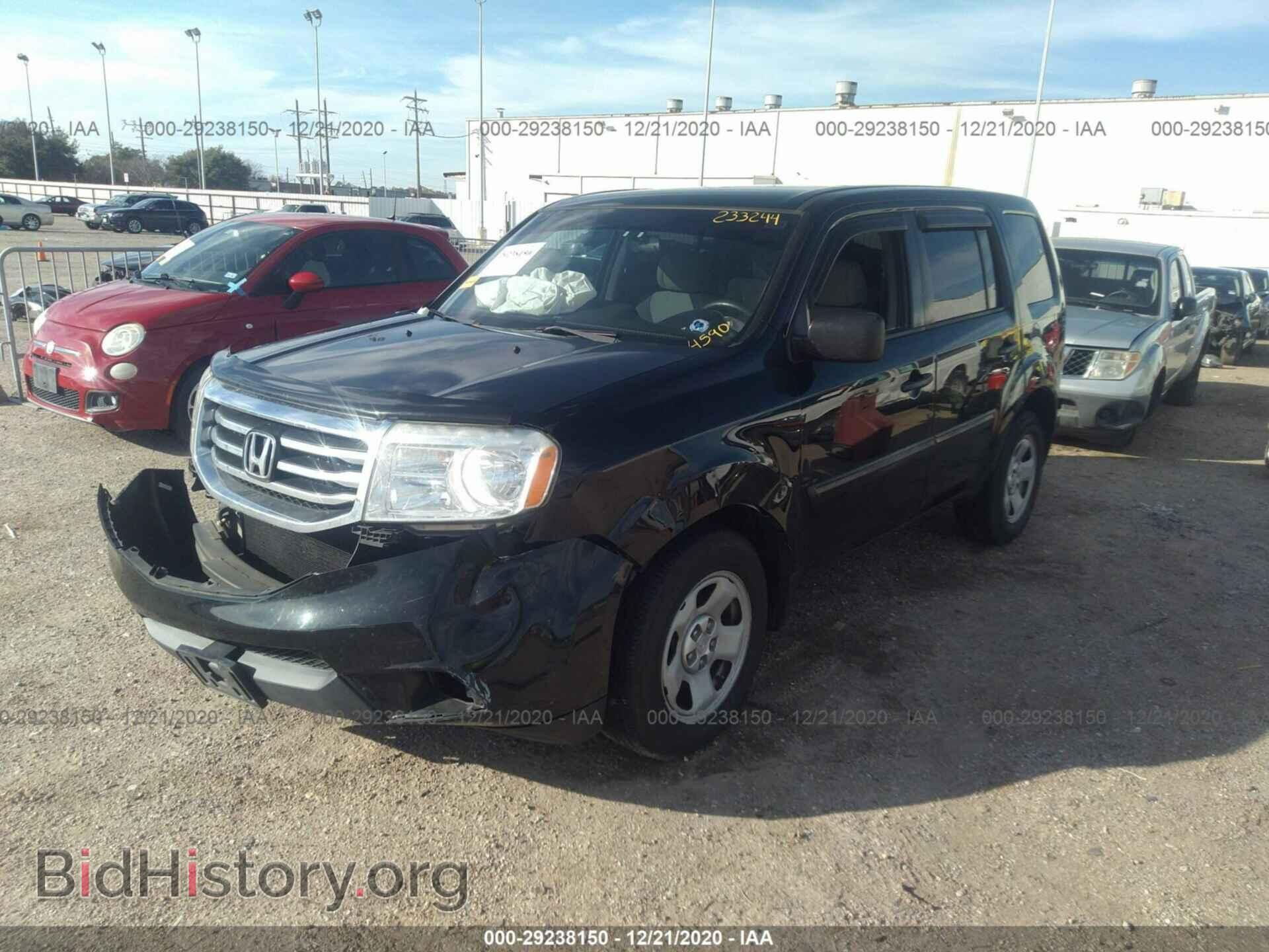 2013 HONDA PILOT - VIN: 5FNYF3H26DB034590 - Фото 2