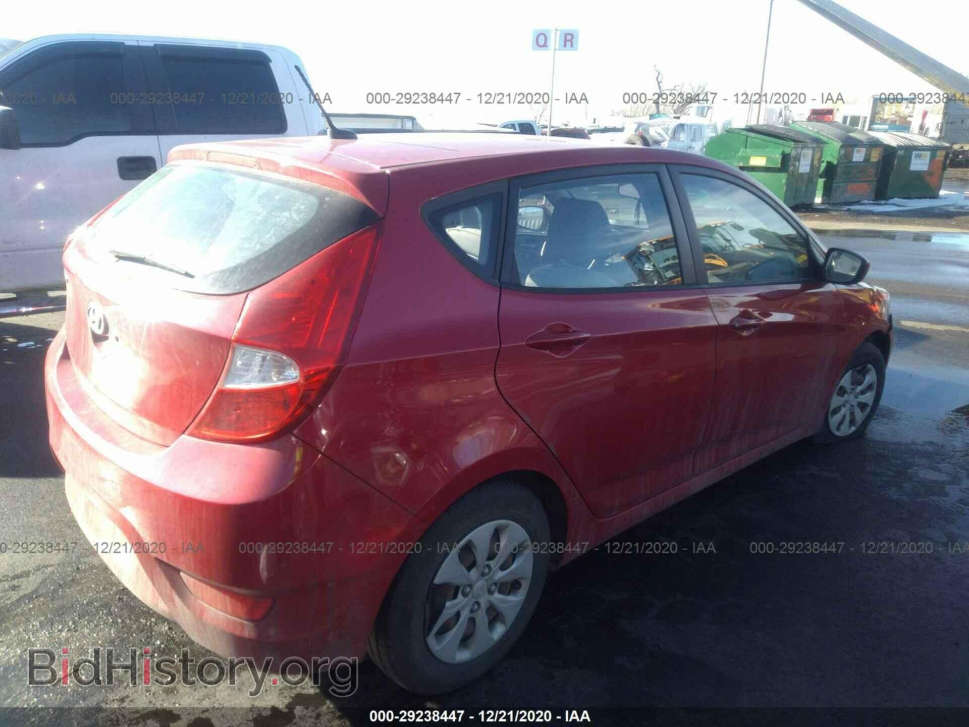 2015 HYUNDAI ACCENT - VIN: KMHCT5AE4FU201344 - Фото 4