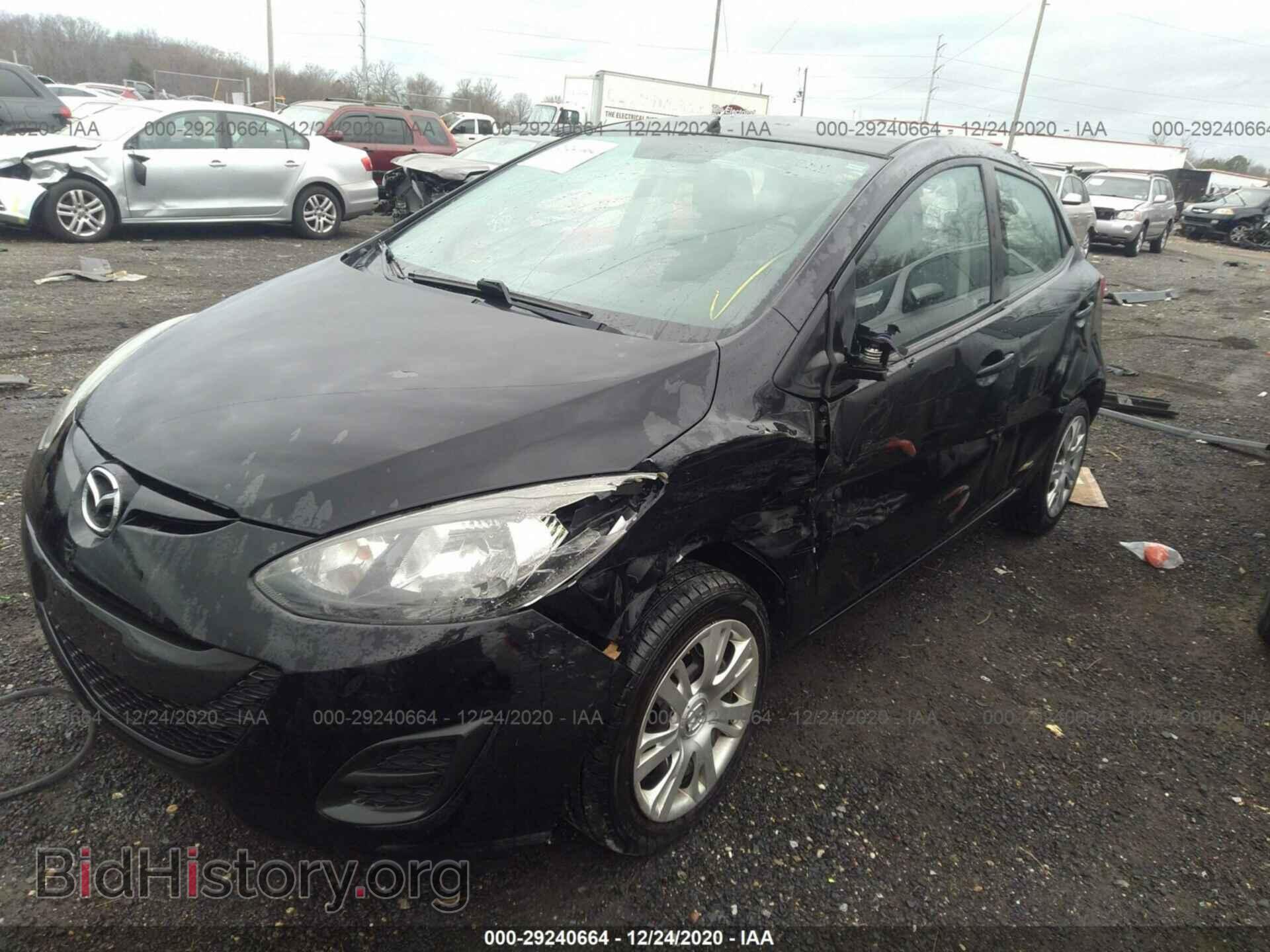 2013 MAZDA MAZDA2 - VIN: JM1DE1KZ7D0152884 - Фото 2