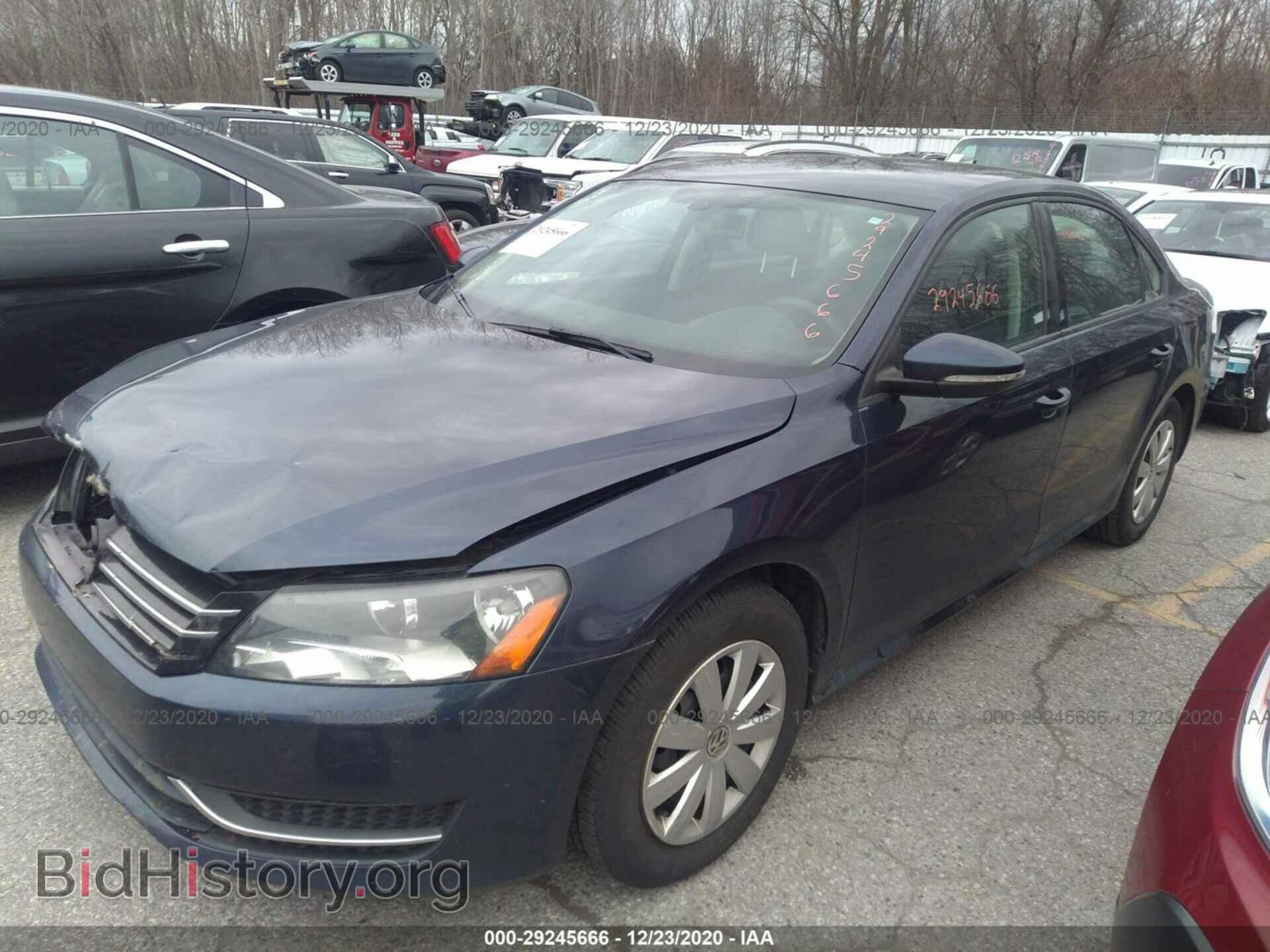 2012 VOLKSWAGEN PASSAT - VIN: 1VWAP7A37CC020876 - Фото 2