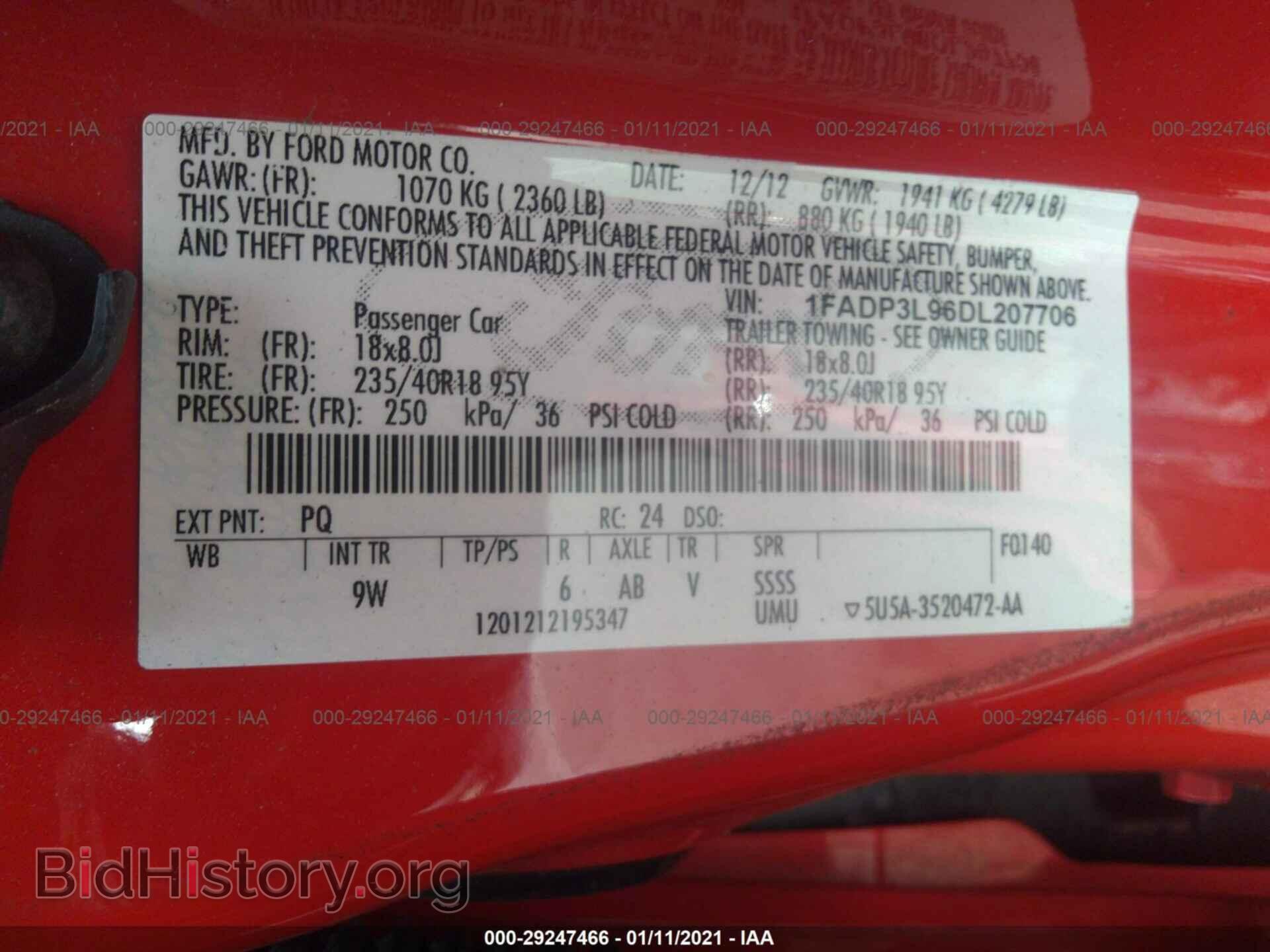 2013 FORD FOCUS - VIN: 1FADP3L96DL207706 - Photo 9