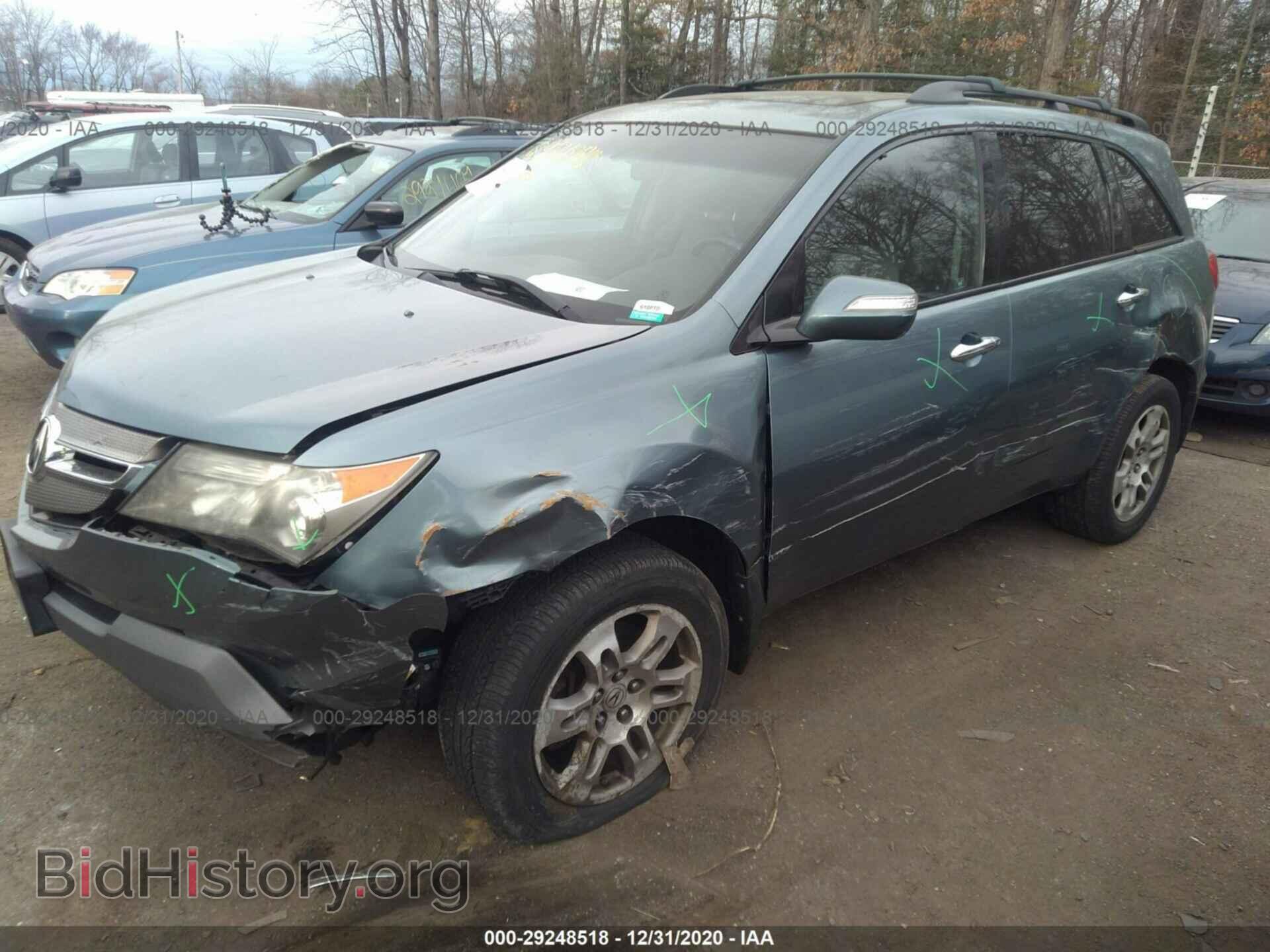 2007 ACURA MDX - VIN: 2HNYD28207H512172 - Фото 2