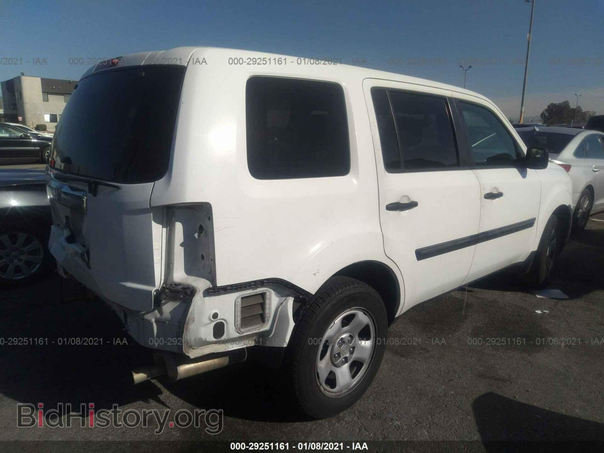 2014 HONDA PILOT - VIN: 5FNYF3H24EB016526 - Фото 4