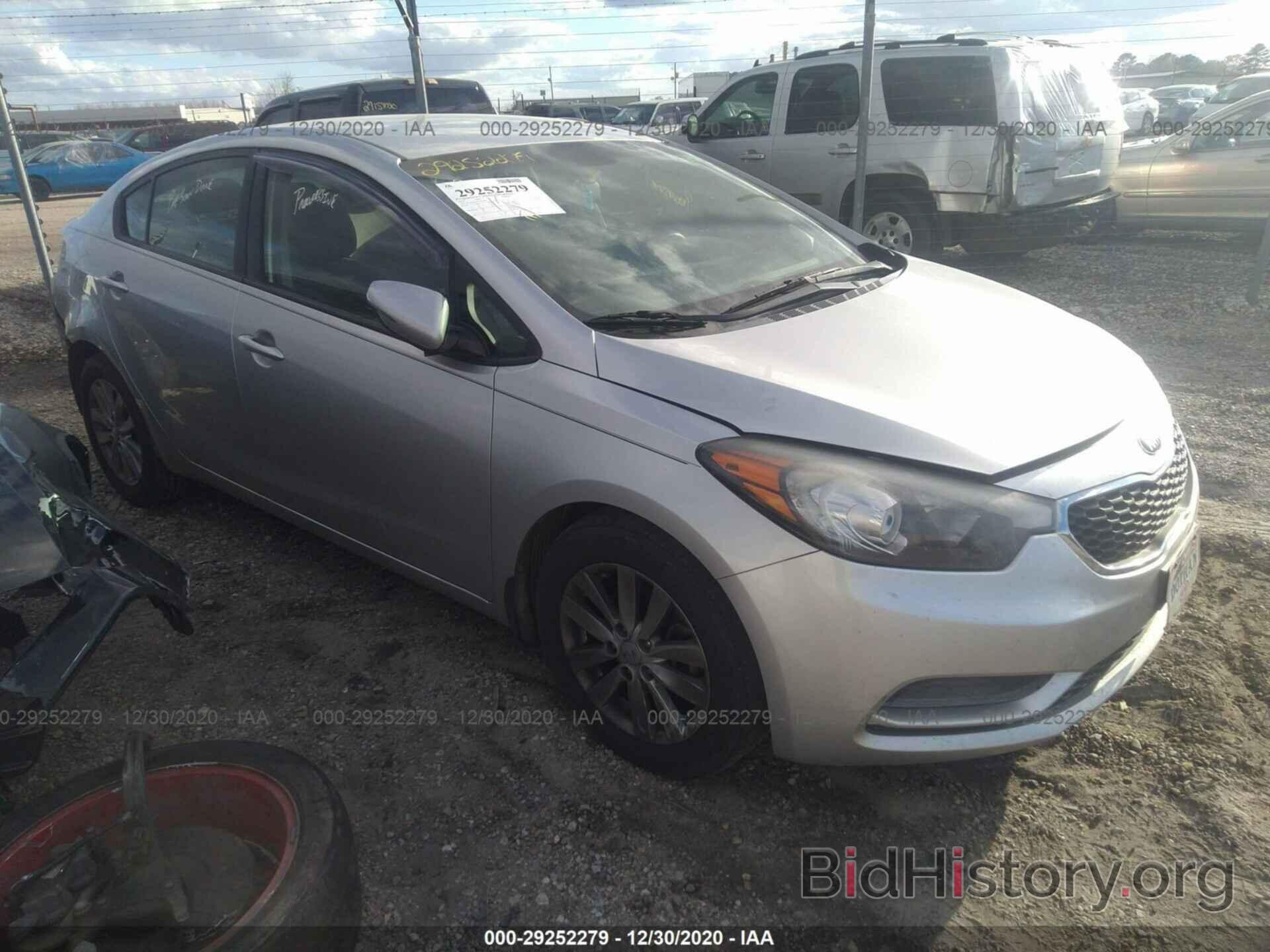 Photo KNAFX4A62E5212745 - KIA FORTE 2014