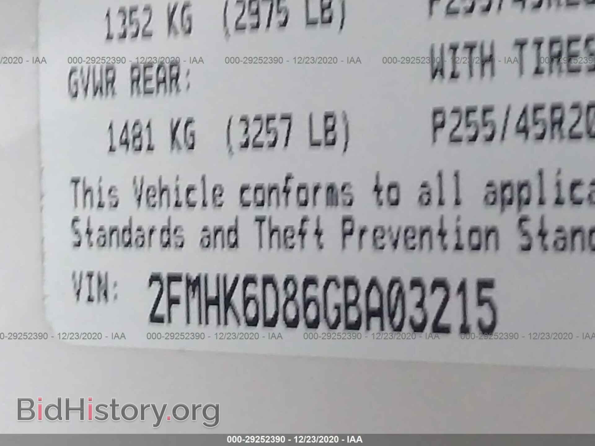 2016 FORD FLEX - VIN: 2FMHK6D86GBA03215 - Фото 9