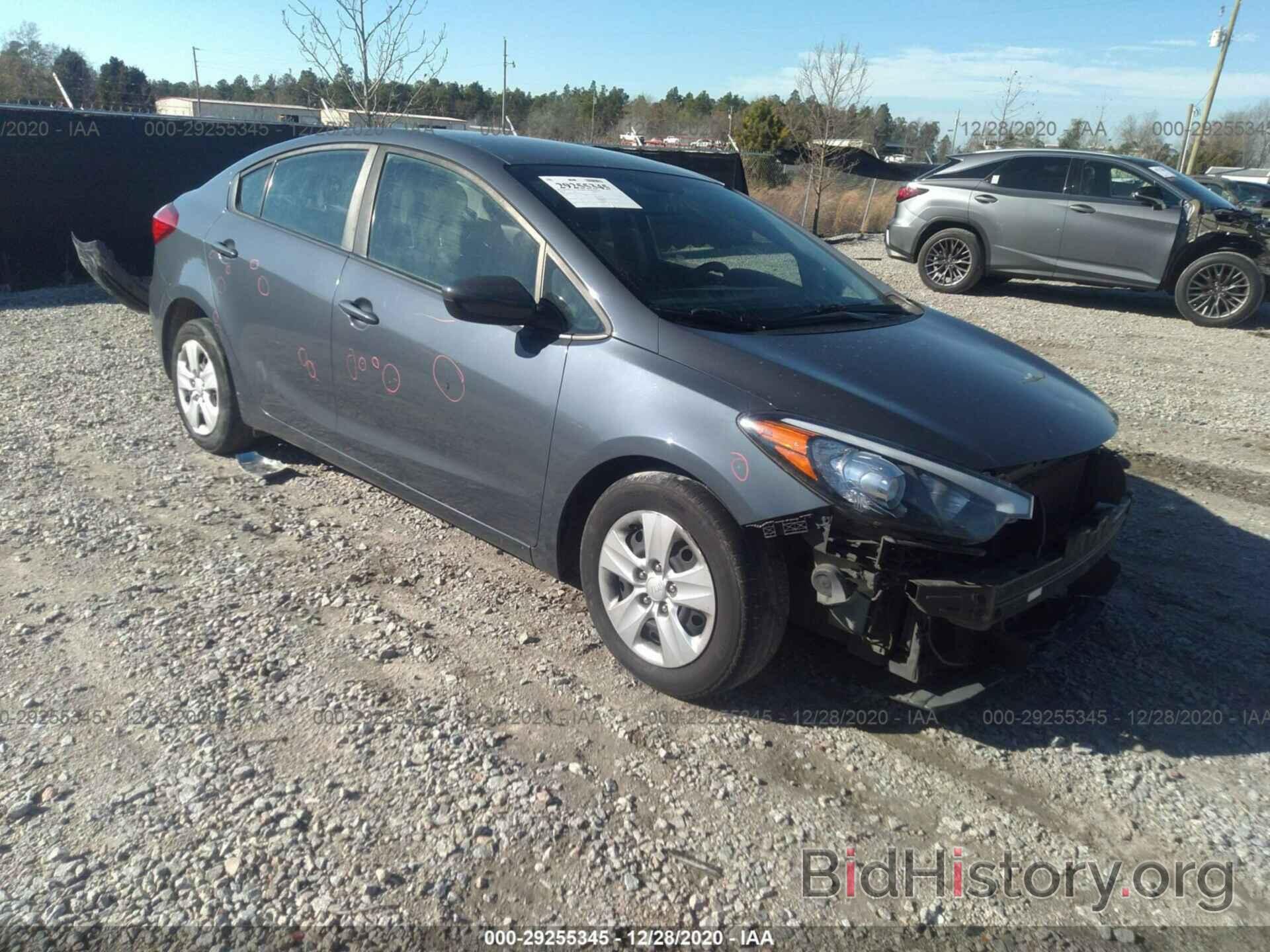 Photo KNAFK4A61G5611373 - KIA FORTE 2016