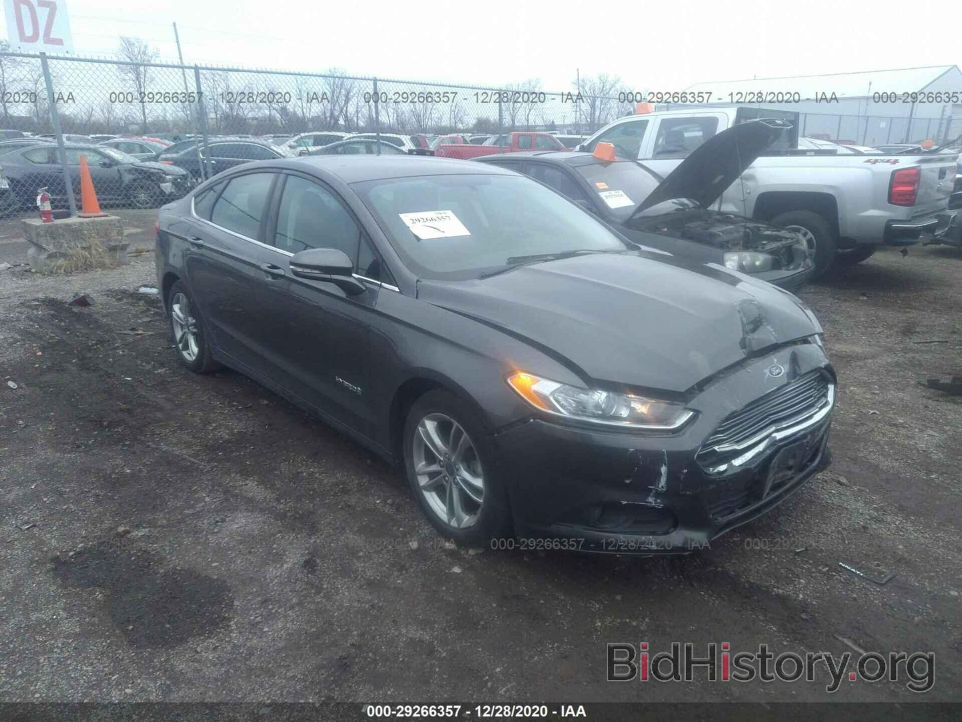 Photo 3FA6P0LU6GR325983 - FORD FUSION 2016