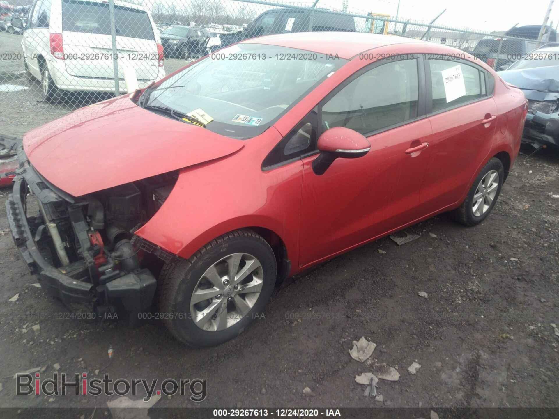 2013 KIA RIO - VIN: KNADN4A36D6180913 - Photo 2