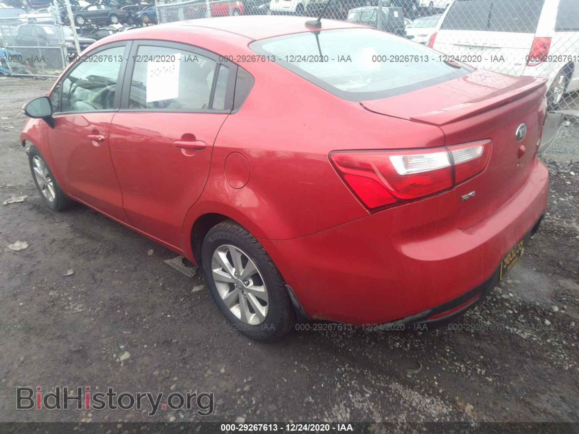 2013 KIA RIO - VIN: KNADN4A36D6180913 - Photo 3