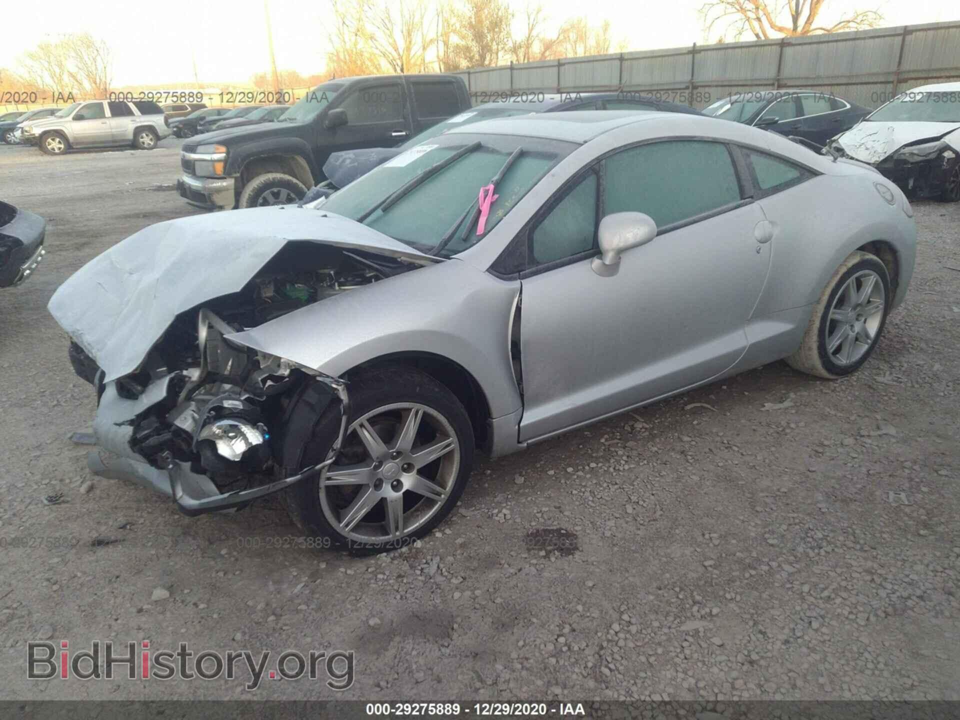 2008 MITSUBISHI ECLIPSE - VIN: 4A3AK34T18E030477 - Фото 2