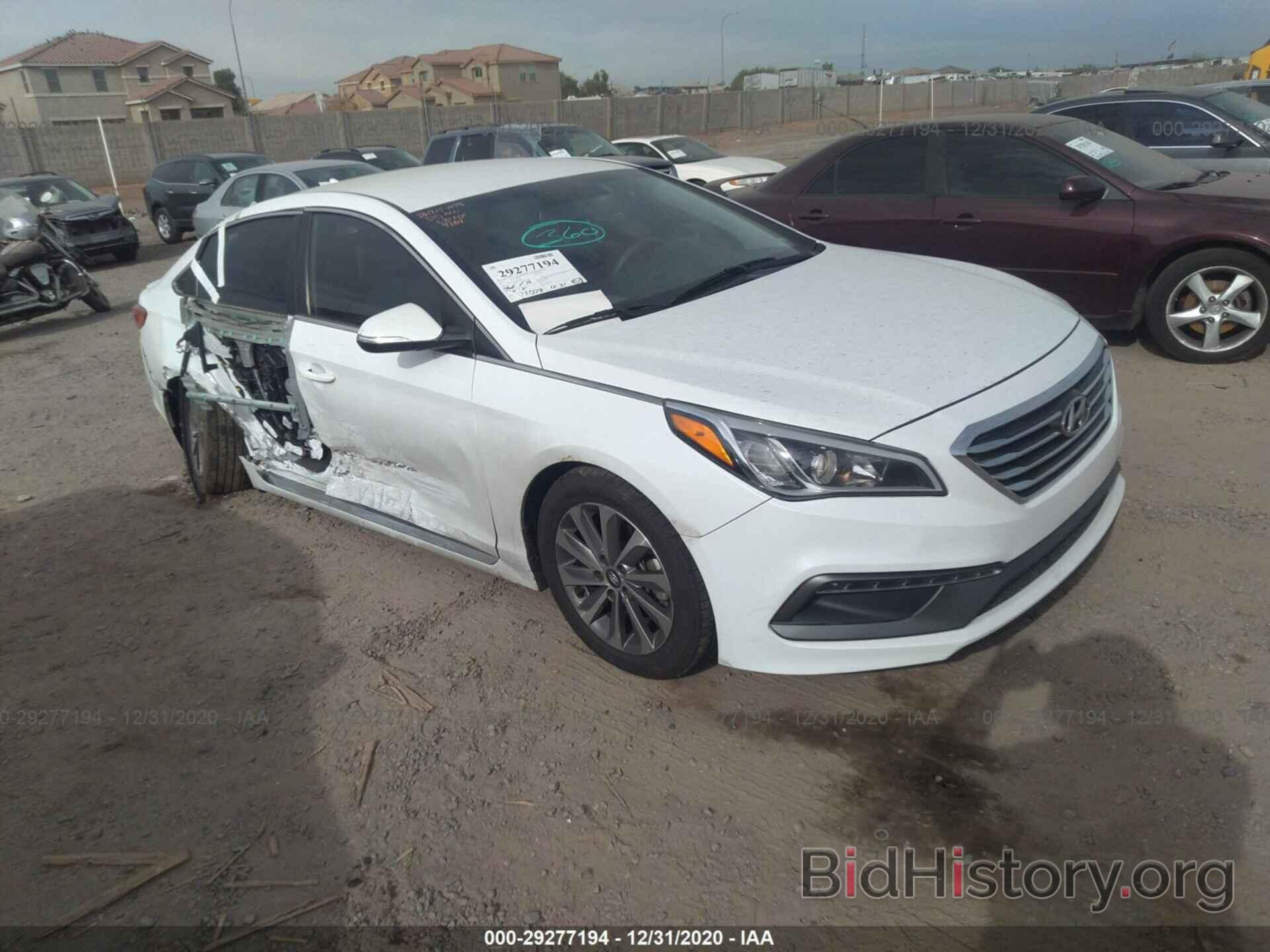 Photo 5NPE34AF8GH324284 - HYUNDAI SONATA 2016