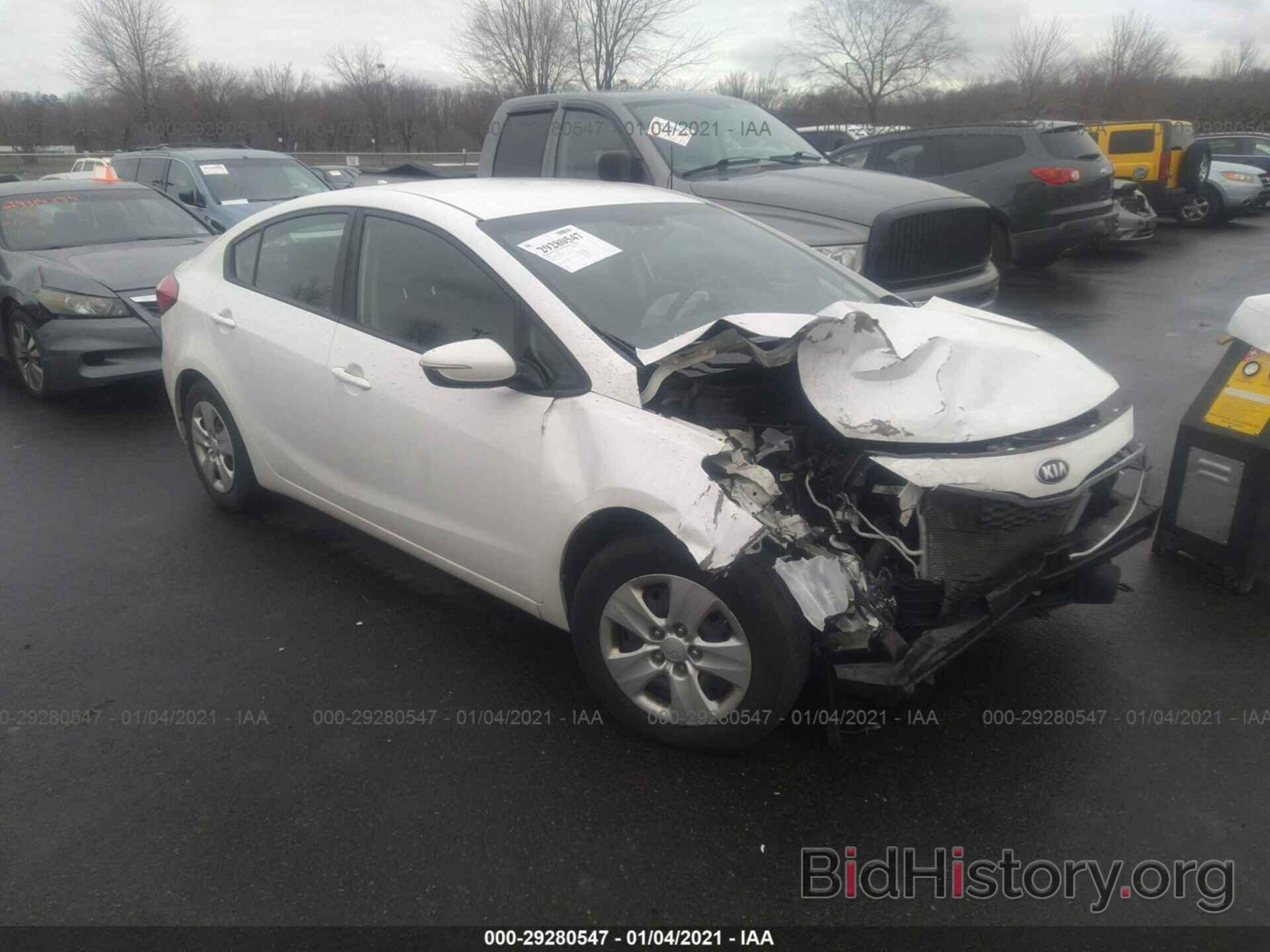 Photo KNAFX4A66G5524134 - KIA FORTE 2016