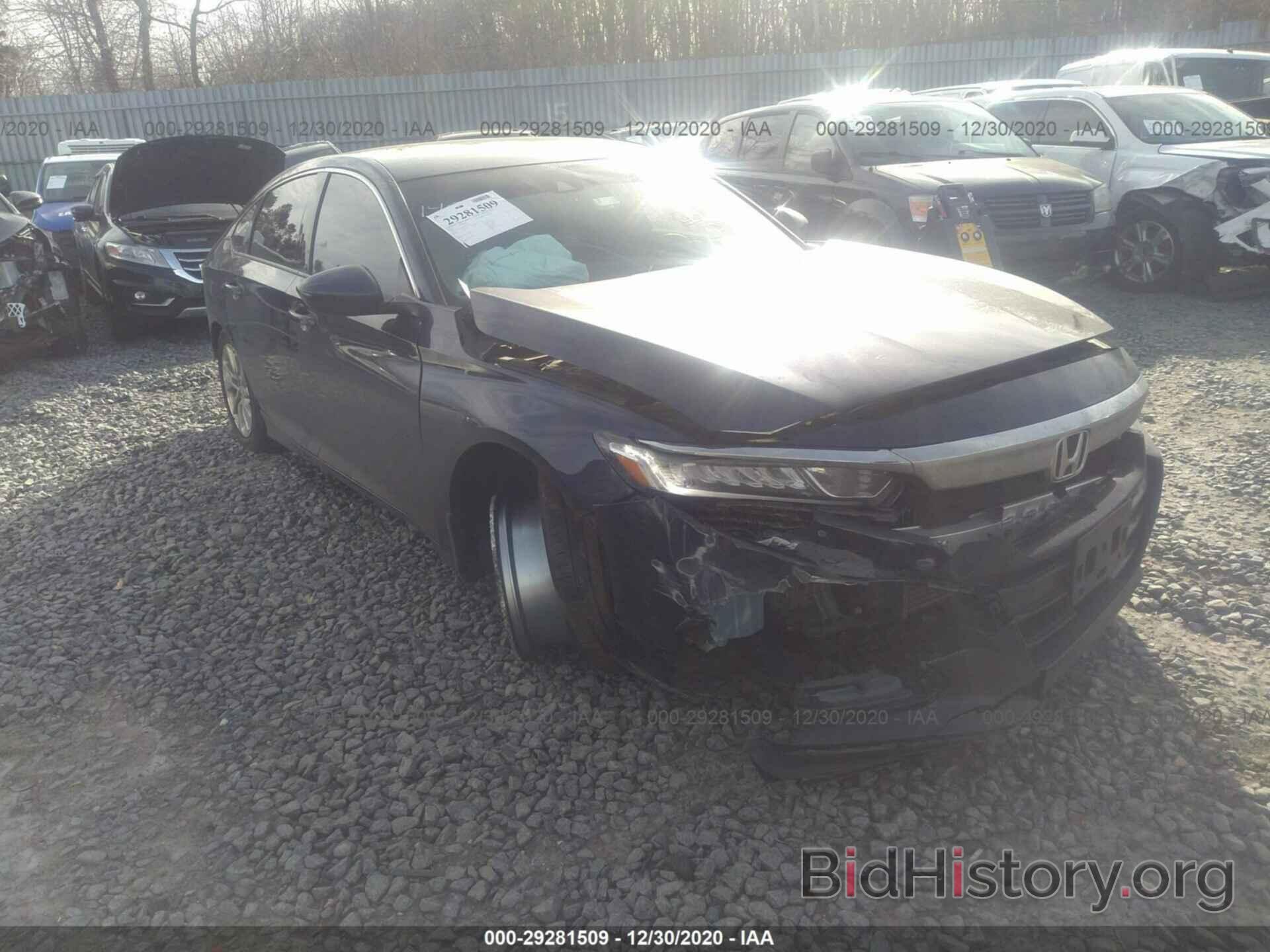 Photo 1HGCV1F16KA133672 - HONDA ACCORD SEDAN 2019