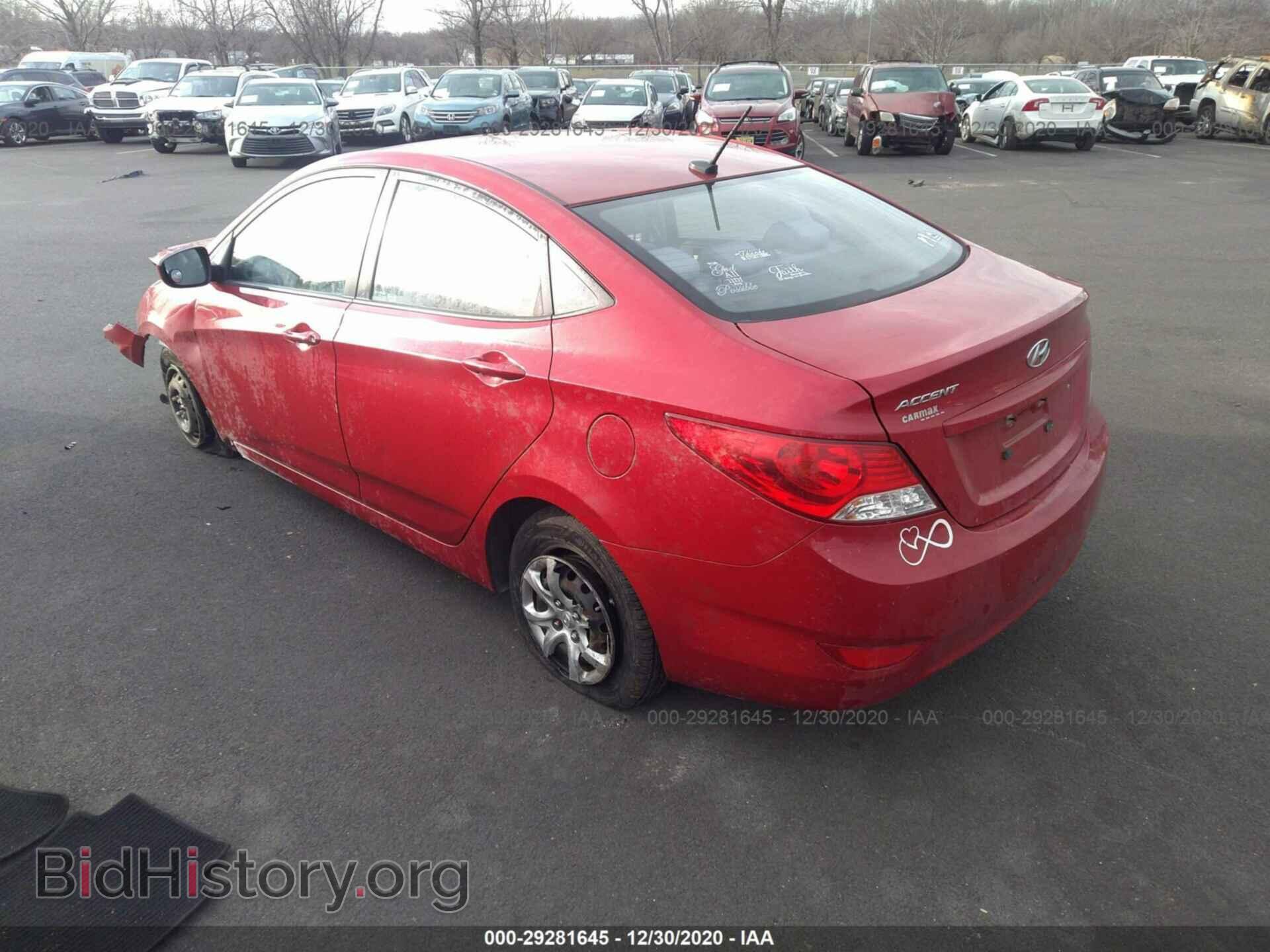2012 HYUNDAI ACCENT - VIN: KMHCT4AE3CU158458 - Фото 3