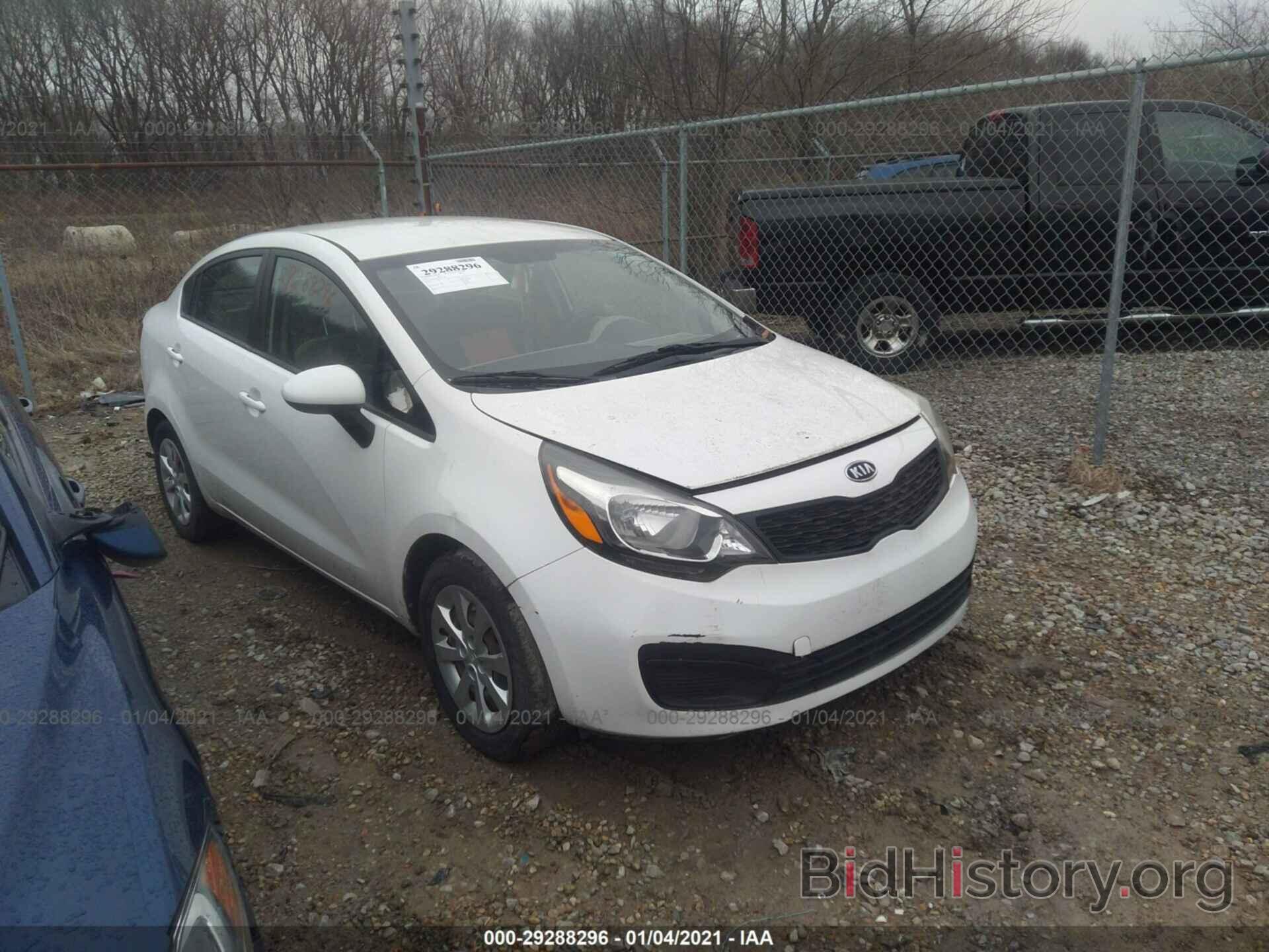 Photo KNADM4A37C6091577 - KIA RIO 2012