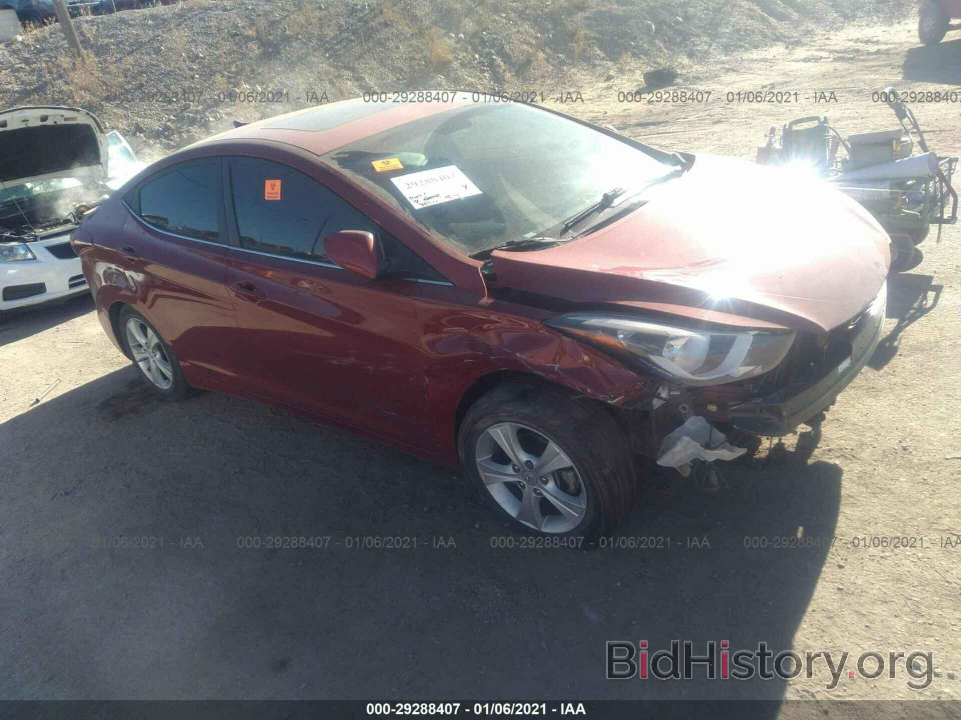 Photo KMHDH4AE4GU636155 - HYUNDAI ELANTRA 2016