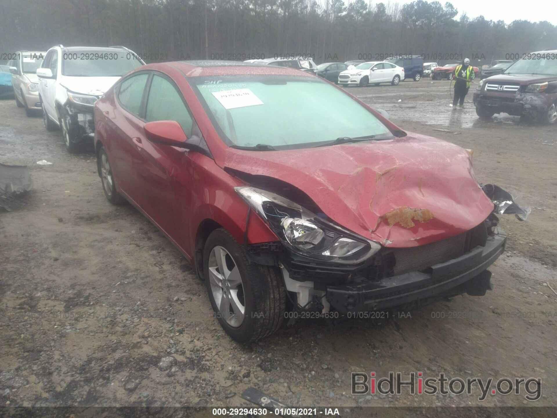 Photo KMHDH4AE9CU443915 - HYUNDAI ELANTRA 2012