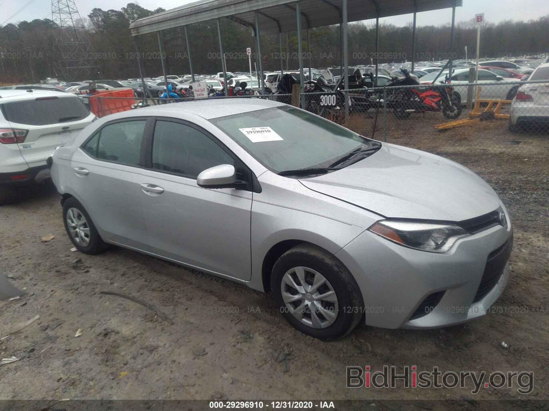 Photo 2T1BURHE0GC570758 - TOYOTA COROLLA 2016