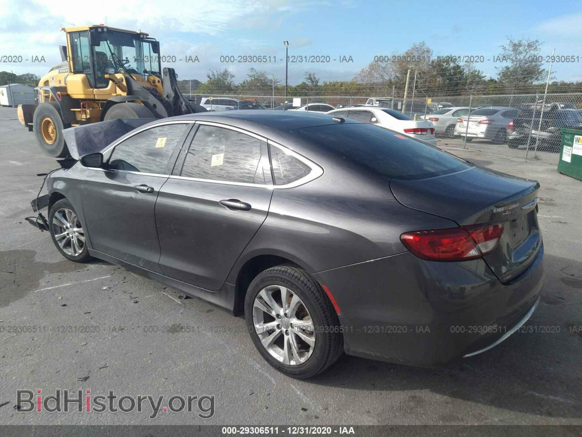 2015 CHRYSLER 200 - VIN: 1C3CCCABXFN616634 - Фото 3