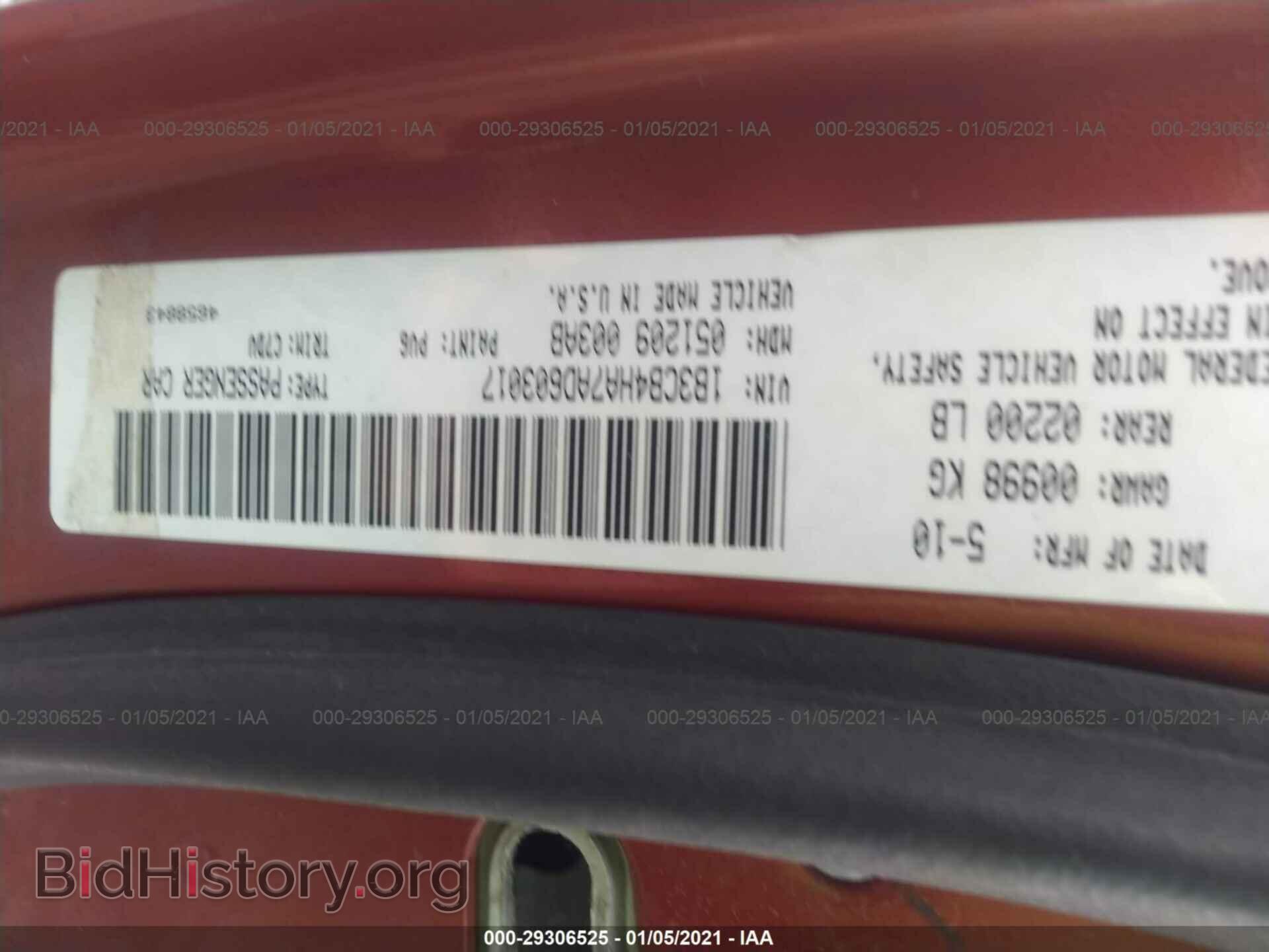 2010 DODGE CALIBER - VIN: 1B3CB4HA7AD603017 - Photo 9